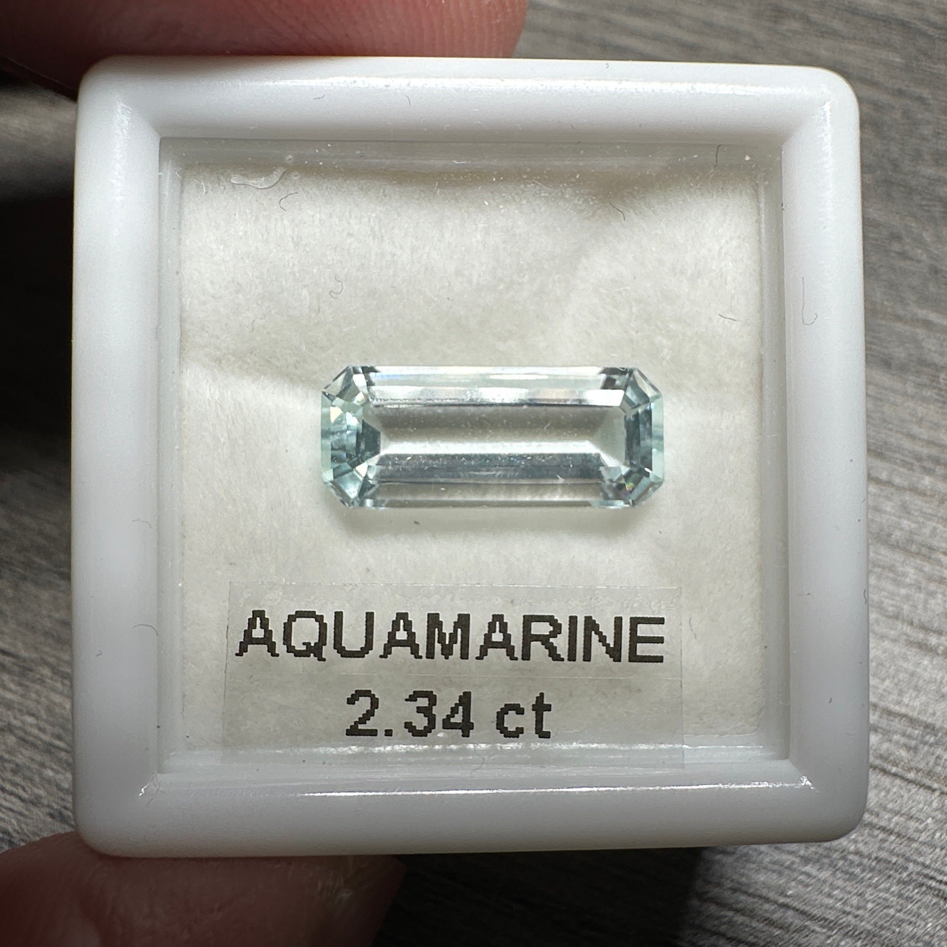 2.34ct Aquamarine, Zambia, Unheated Untreated