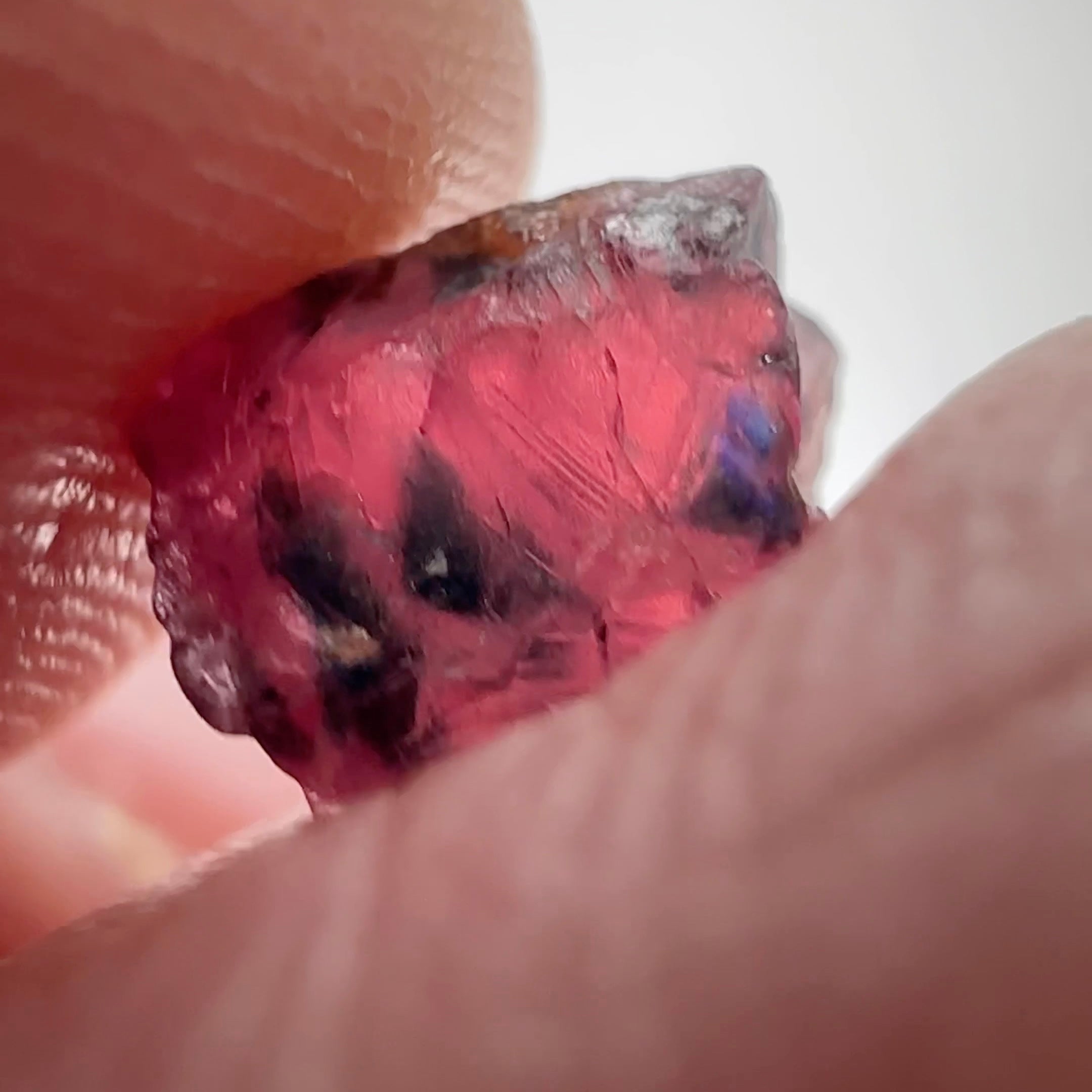 3.33ct Winza Sapphire Crystal, included stone, good for specimen, Tanzania, Untreated, Unheated