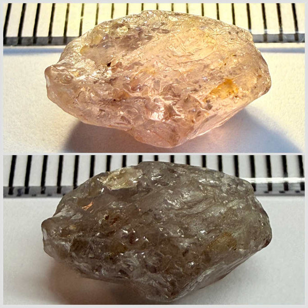 Umba Sapphire Colour Changing, 5.47ct, Umba, Tanzania, Untreated Unheated, slight to moderately included