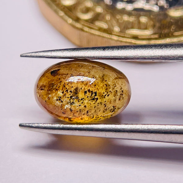 1.66Ct Sapphire Cabochon Umba Valley Tanzania. Untreated Unheated