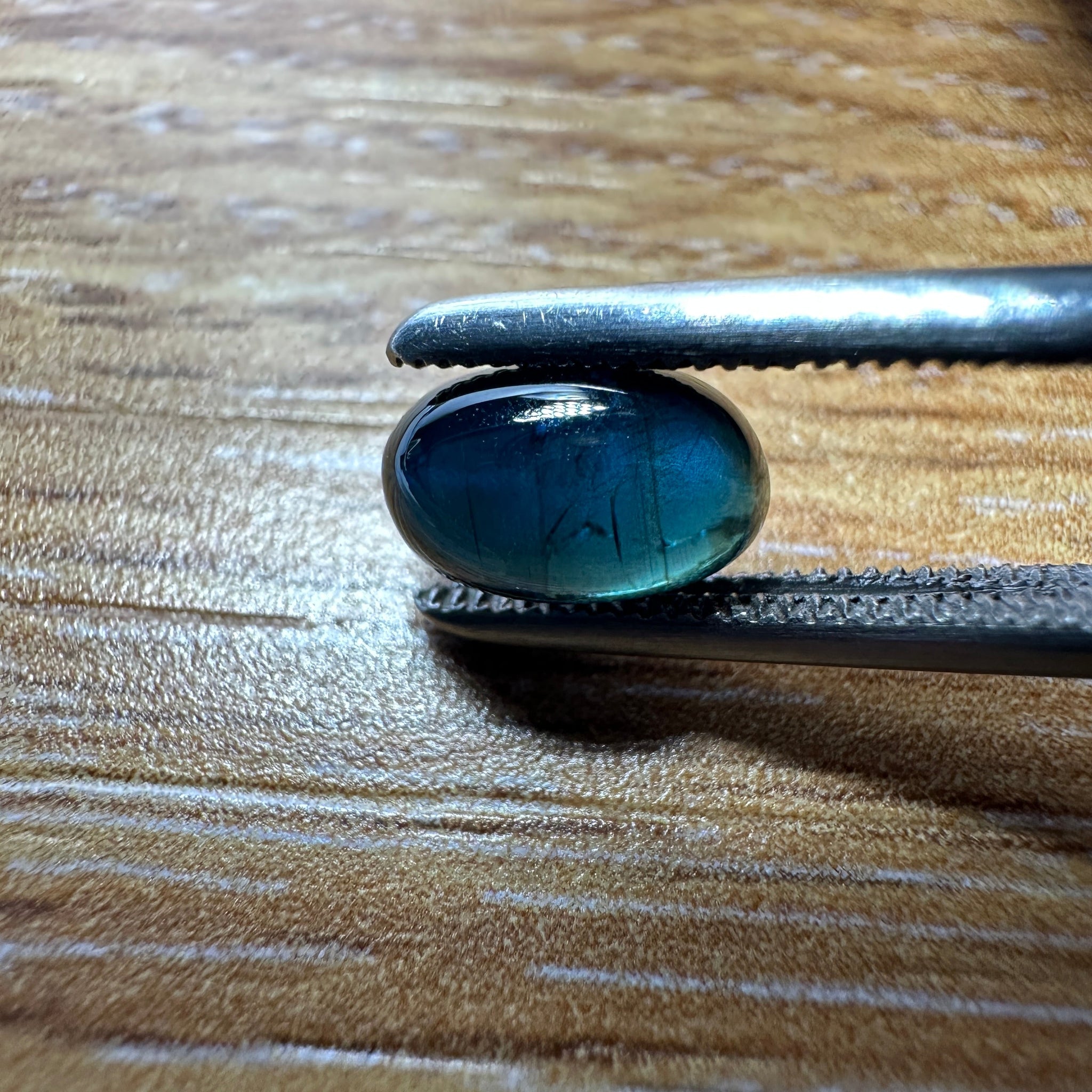 1.80Ct Sapphire Cabochon Kenya. Untreated Unheated. Can Be Used As Is Or Facet It Into A Cut Stone.