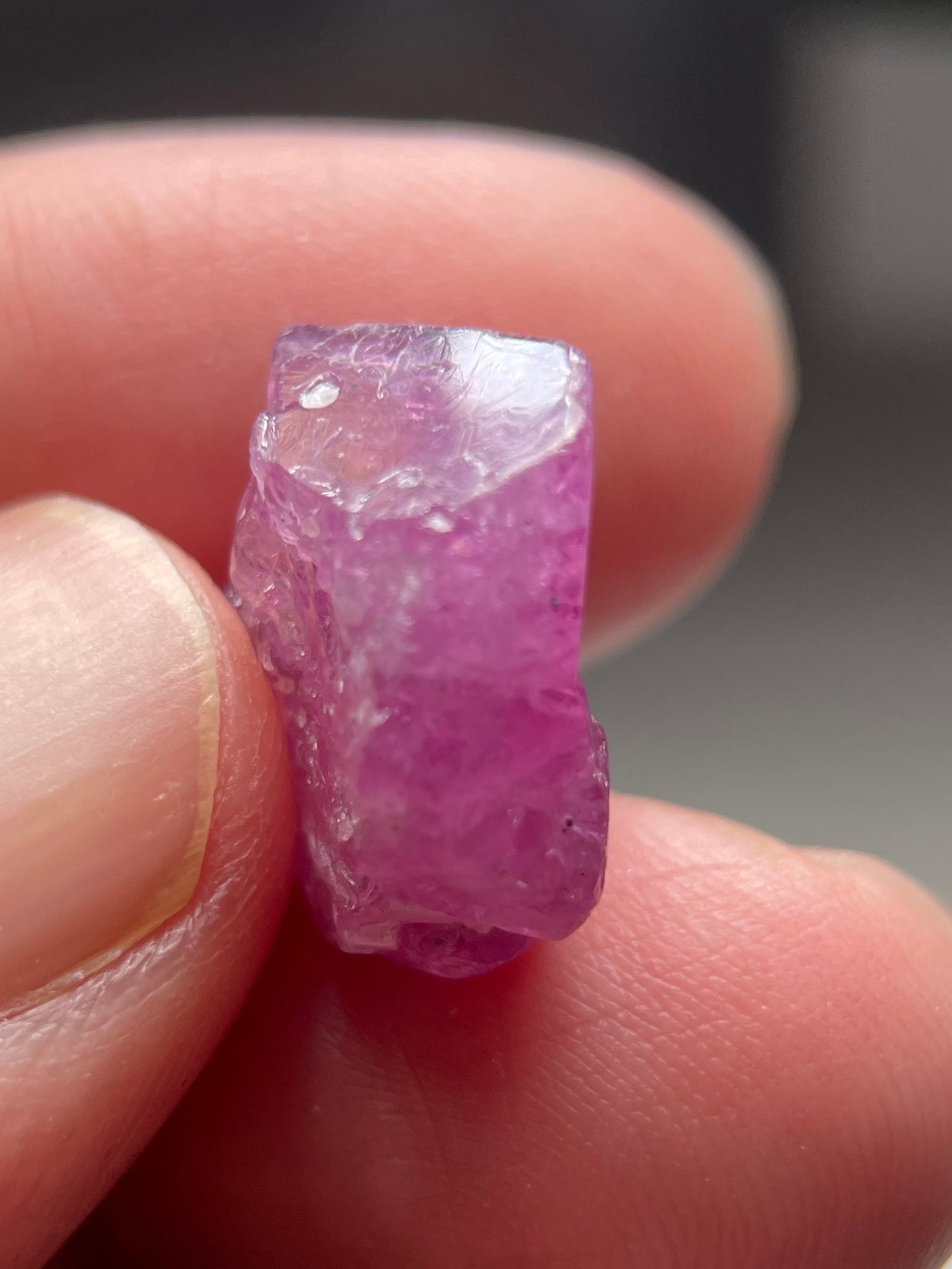 18.22Ct Mahenge Spinel Crystal Tanzania. Untreated Unheated