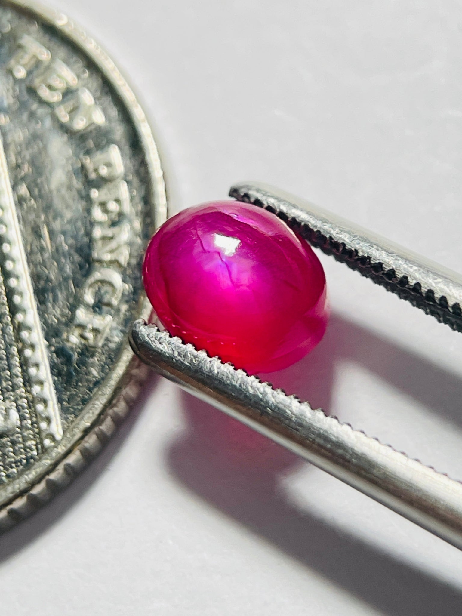 1.75Ct Ruby Tanzania. Untreated Unheated. Seems To Have A Moving Spot/star