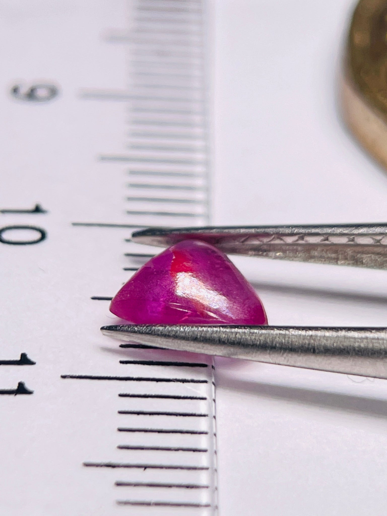 0.75Ct Sapphire Cabochon Winza Tanzania. Untreated Unheated