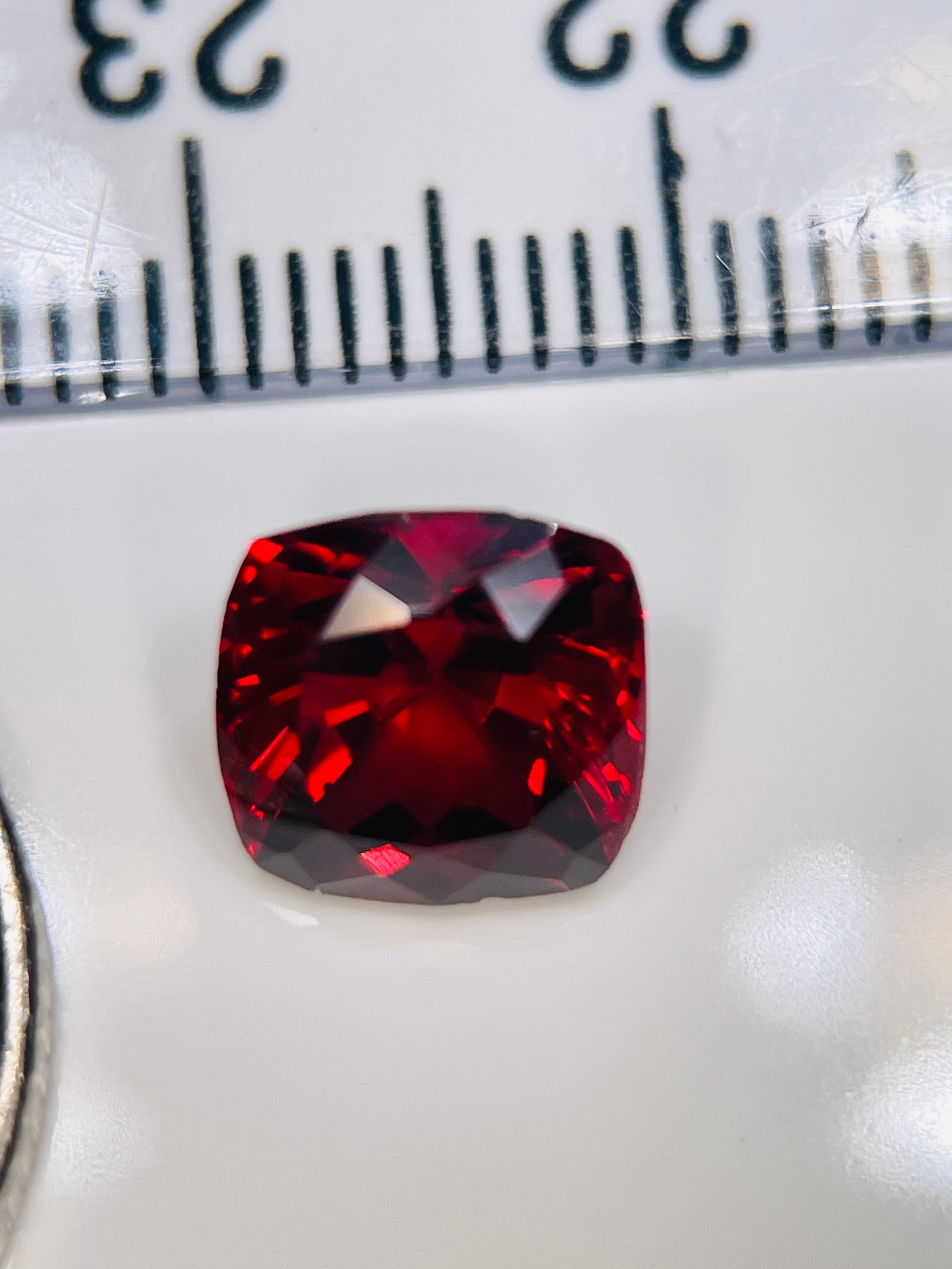3.35Ct Malaya Garnet. Tanzania. Untreated Unheated