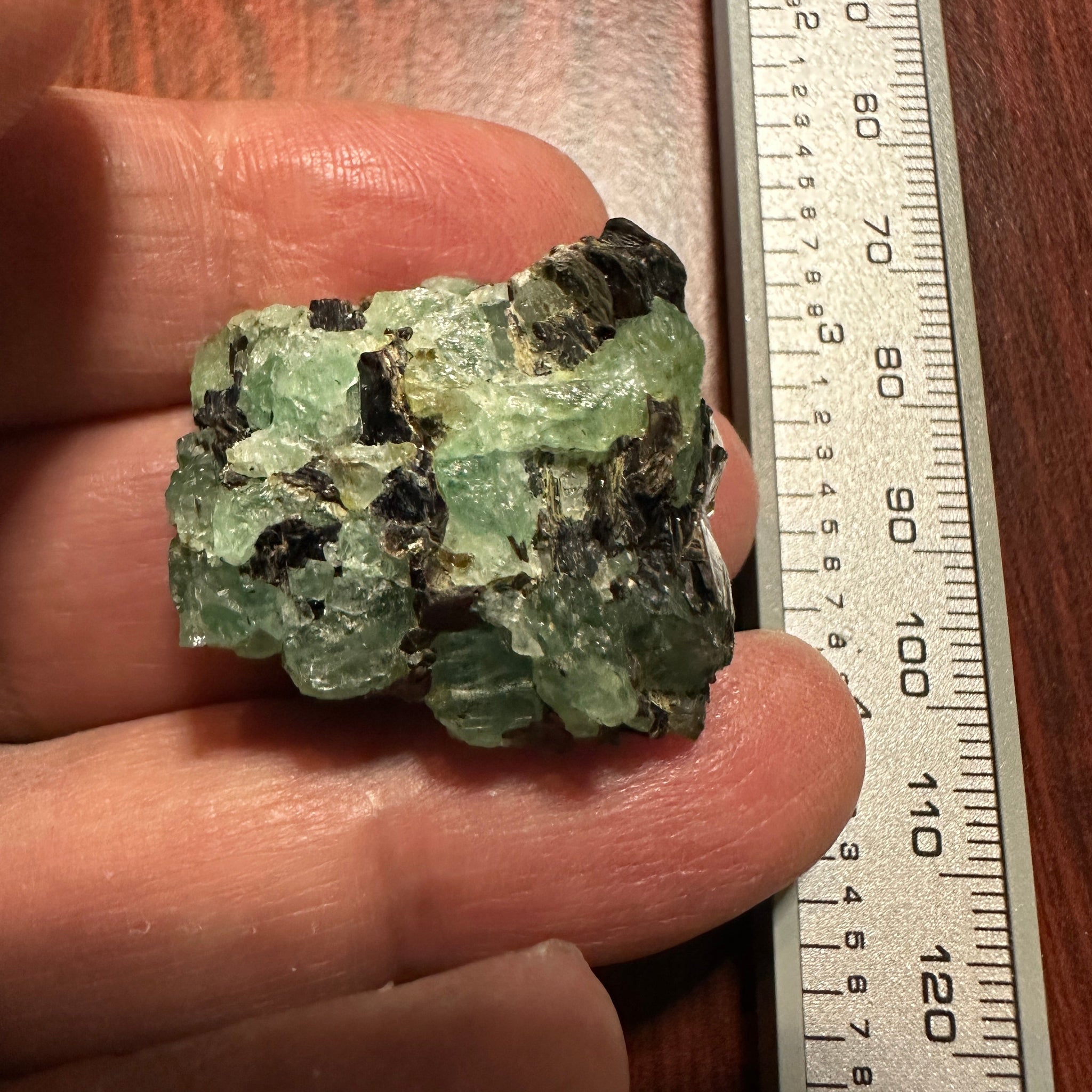 13.10Gm Emerald Crystal Tanzania Untreated Unheated