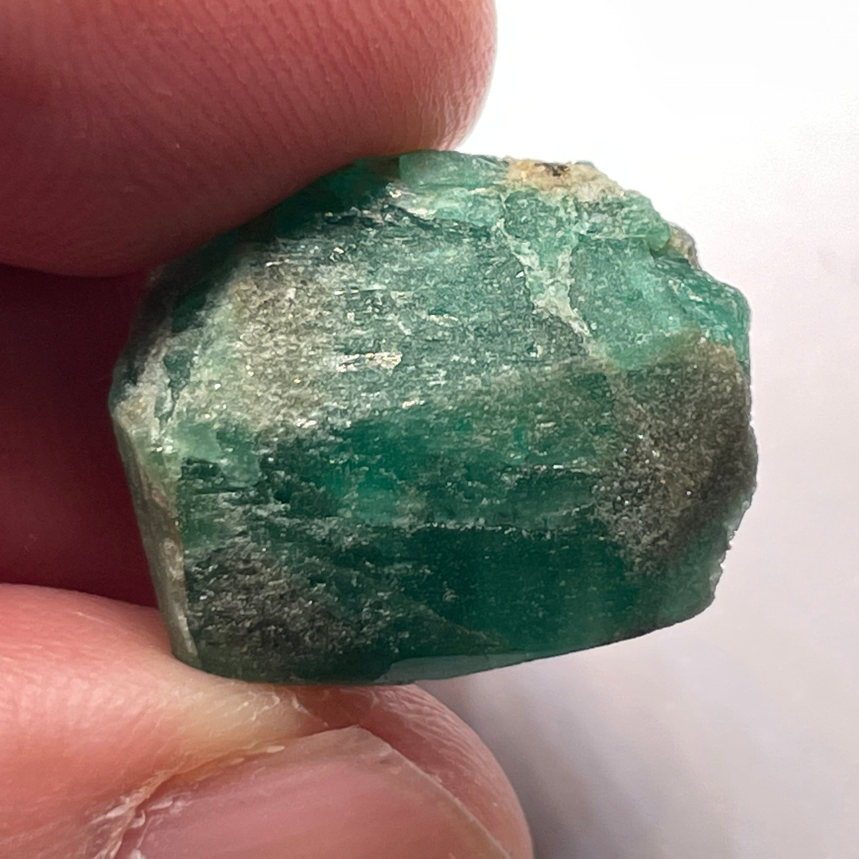 Emerald Crystal, 24.63ct, Tanzania, Untreated Unheated No Oil