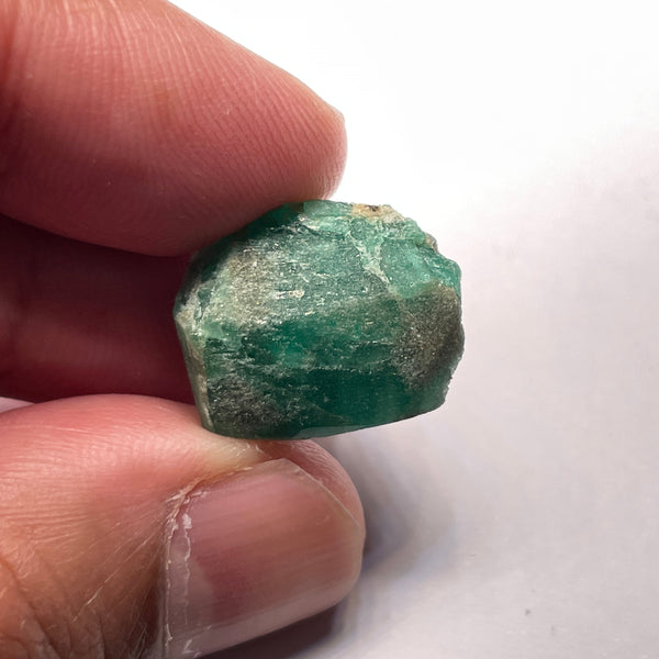 24.63Ct Emerald Crystal Tanzania Untreated Unheated No Oil