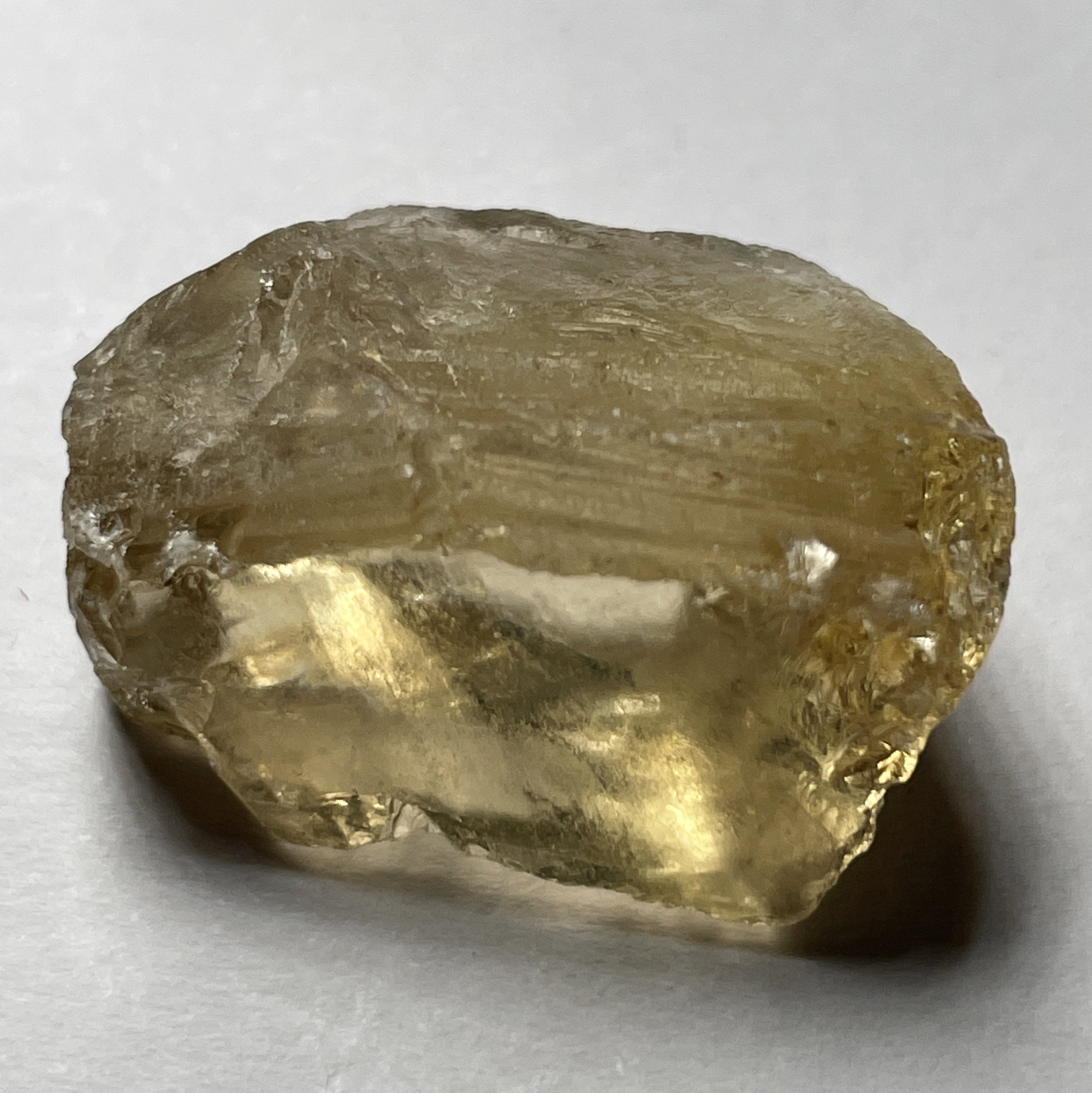 9.49Gm Citrine Zambia. Untreated Unheated. Rare As Not Heated From Amethyst Natural Colour.