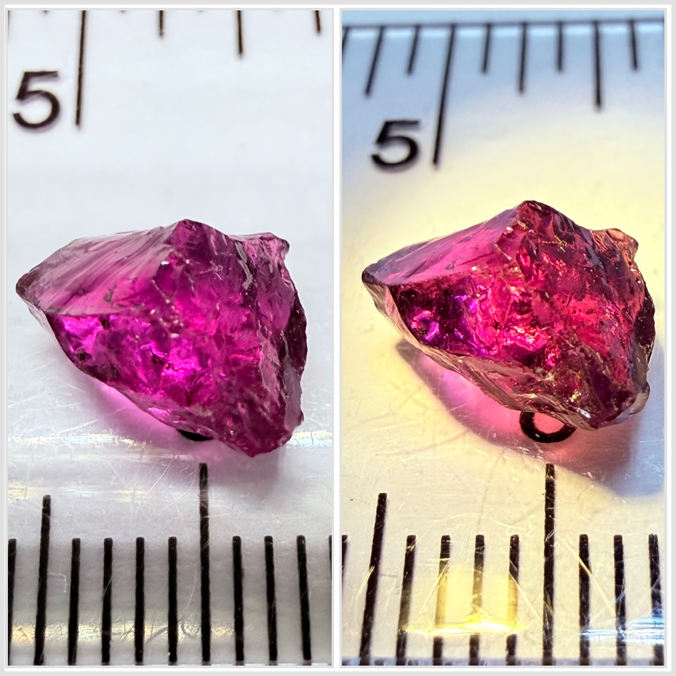 Colour Shift Garnet, 3.02ct, Tanzania, Untreated Unheated, no inclusions just very slight silk