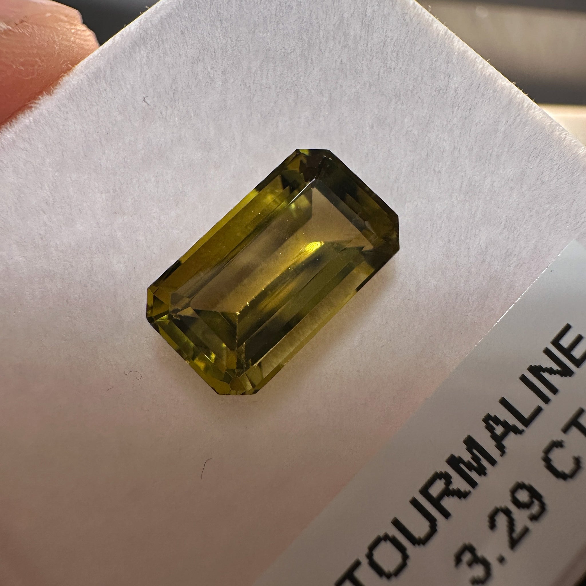 Tourmaline, 3.29ct, Tanzania, Untreated Unheated