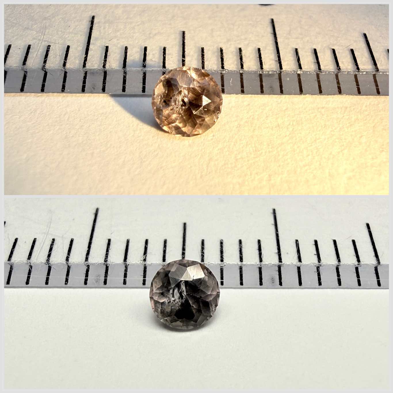 Colour change Garnet, 0.19ct, Tanzania, Untreated Unheated.