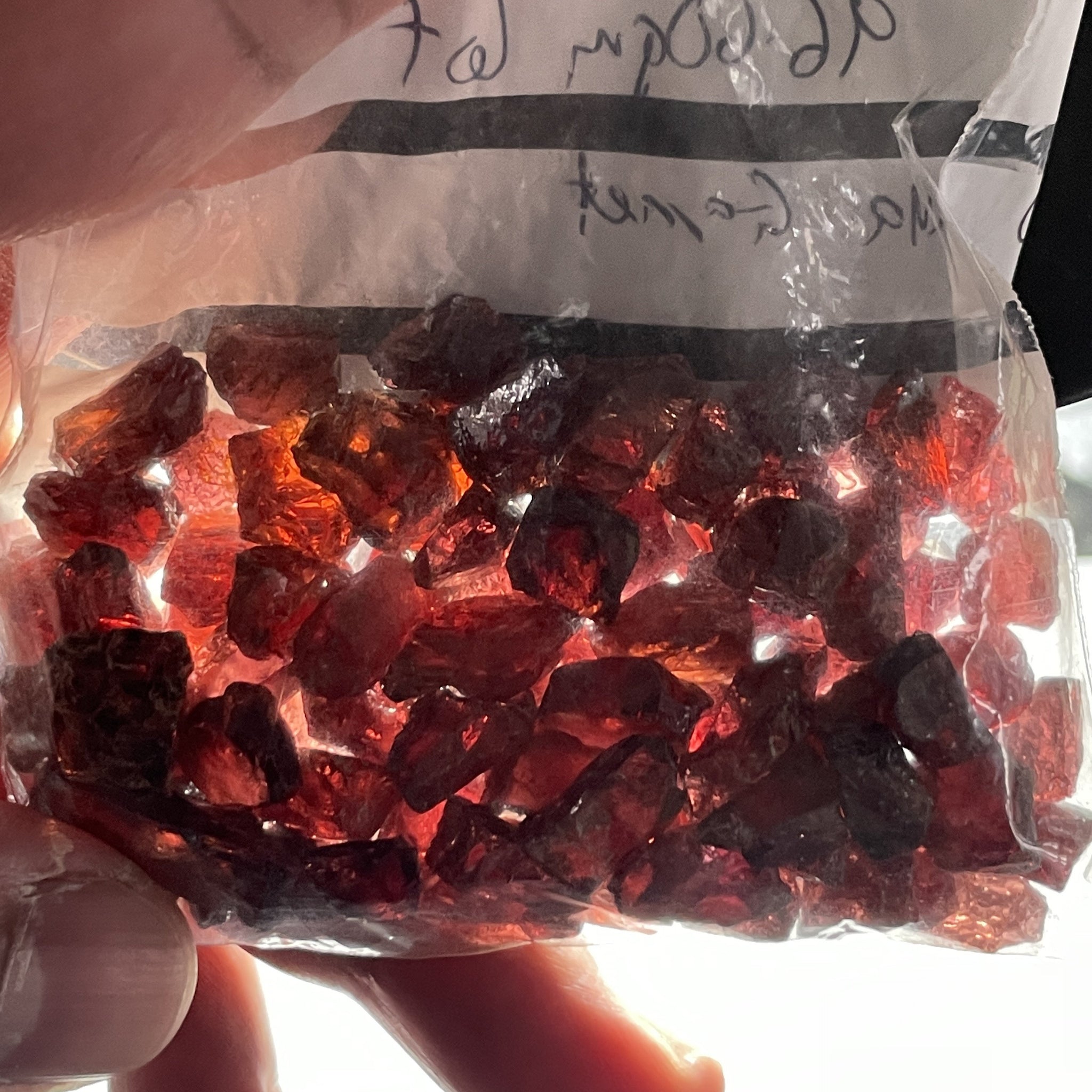 96.60Gm/483Ct Umba Garnet Lot Tanzania 0.50Gm - 1.80Gm Slightly Included To