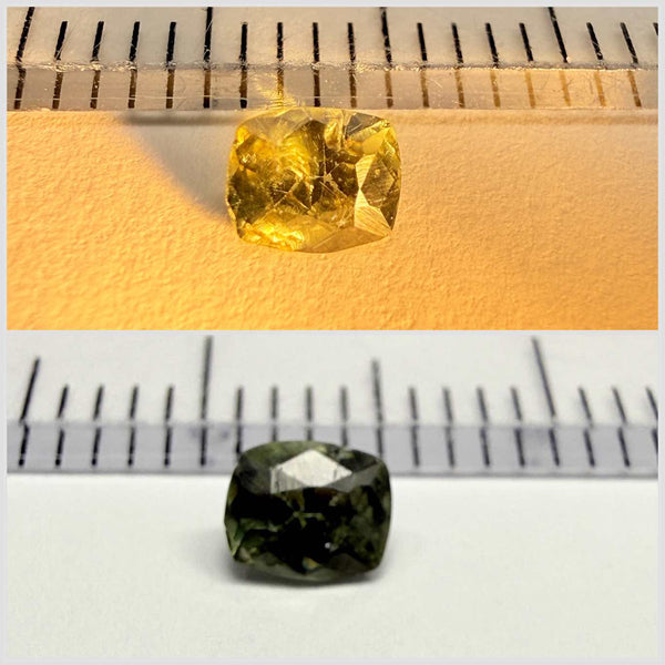 Colour change Garnet, 0.35ct, Tanzania, Untreated Unheated.