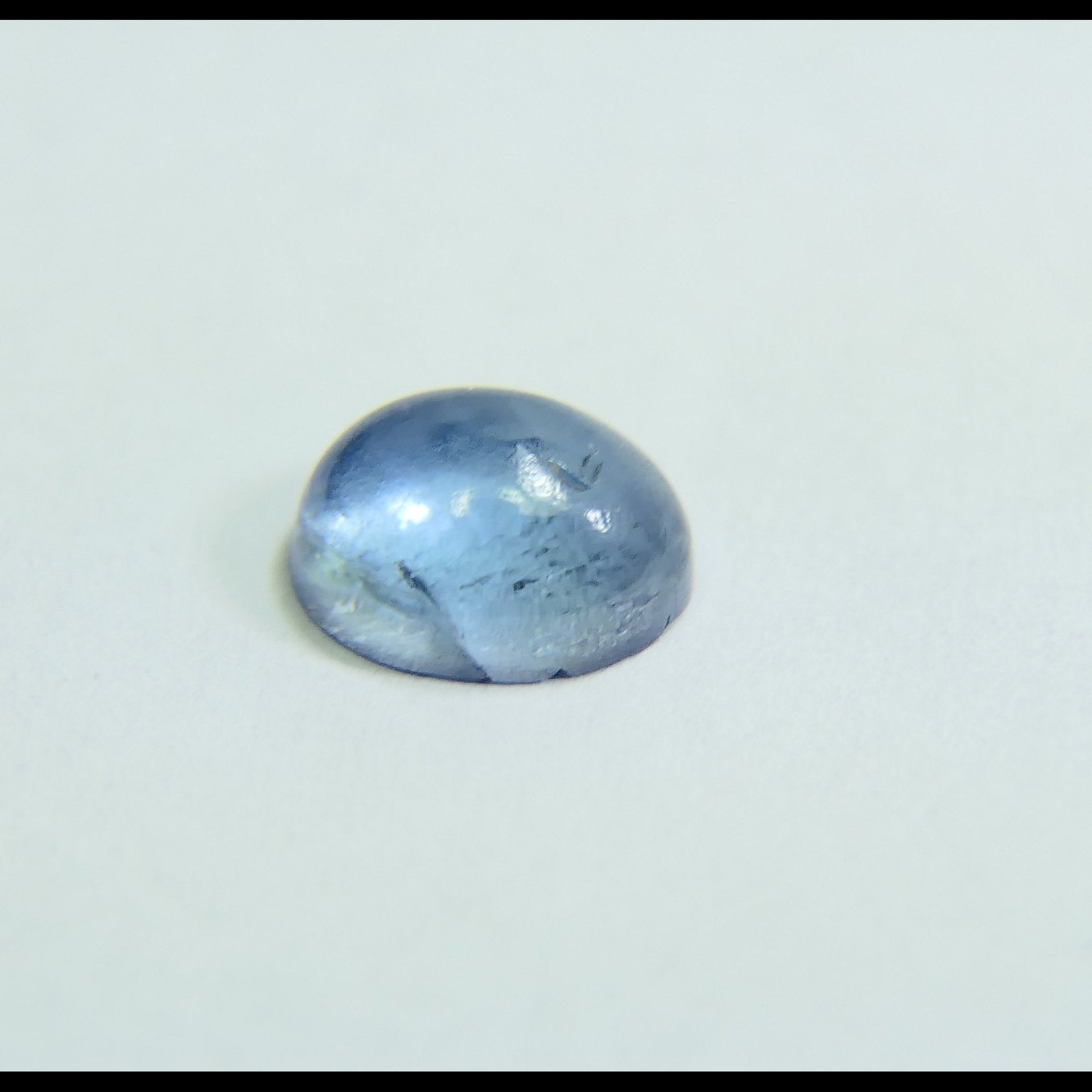 1.16ct Tanzanite Cabochon, Gently Heated, Tanzania.-Gems Of East Africa