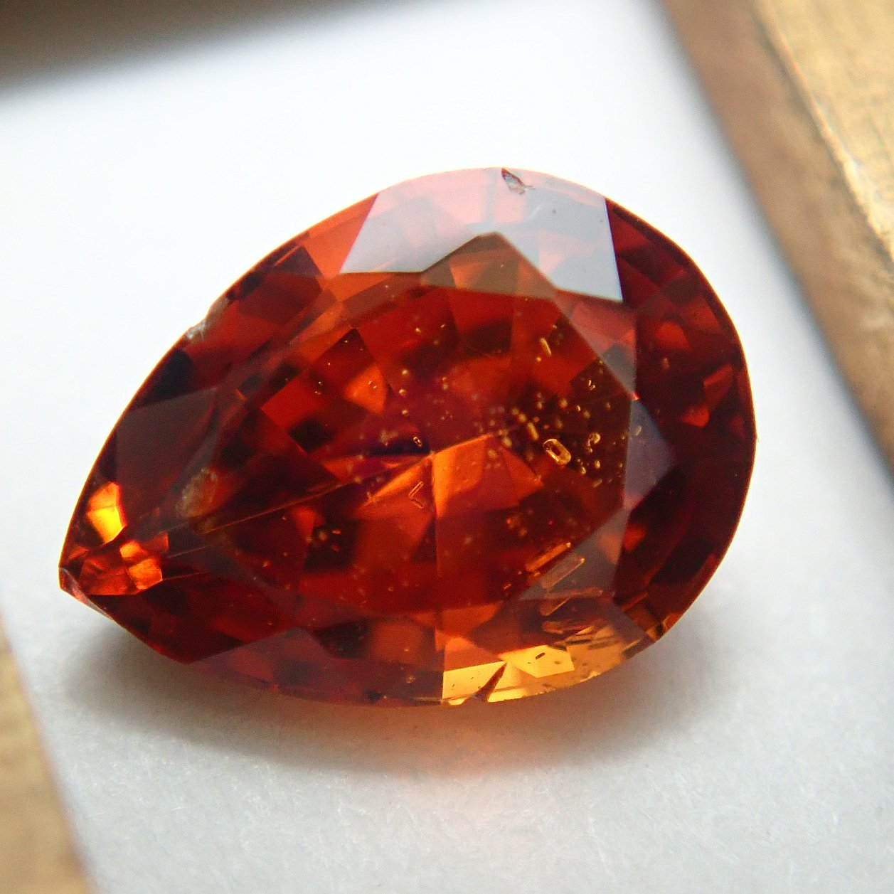1.25ct Tunduru Spessartite Garnet, Tanzania, Untreated Unheated-Gems Of East Africa