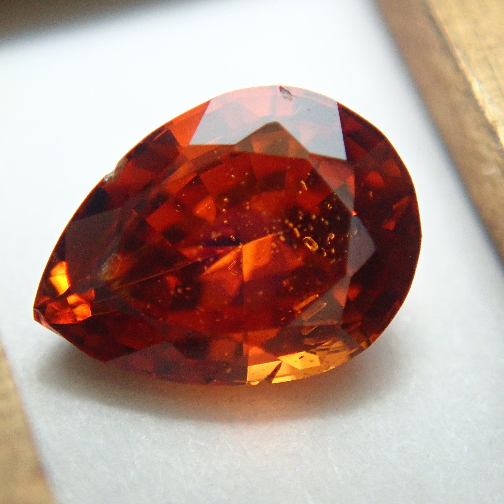 1.25ct Tunduru Spessartite Garnet, Tanzania, Untreated Unheated-Gems Of East Africa