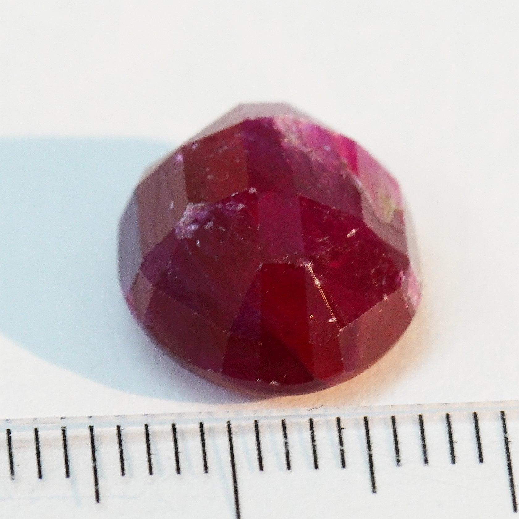10.58Ct Faceted Ruby Cab Longido Untreated Unheated