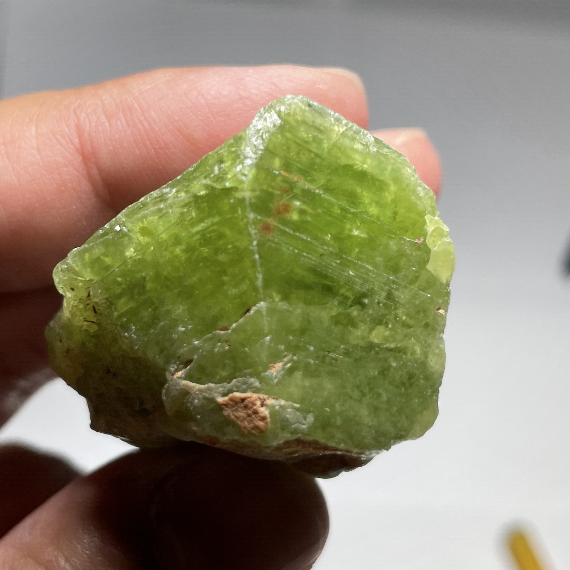 65.40Gm / 327.00Ct Tsavorite Merelani Tanzania Untreated Unheated - With Gemmy Poritions. 44.5 X 21