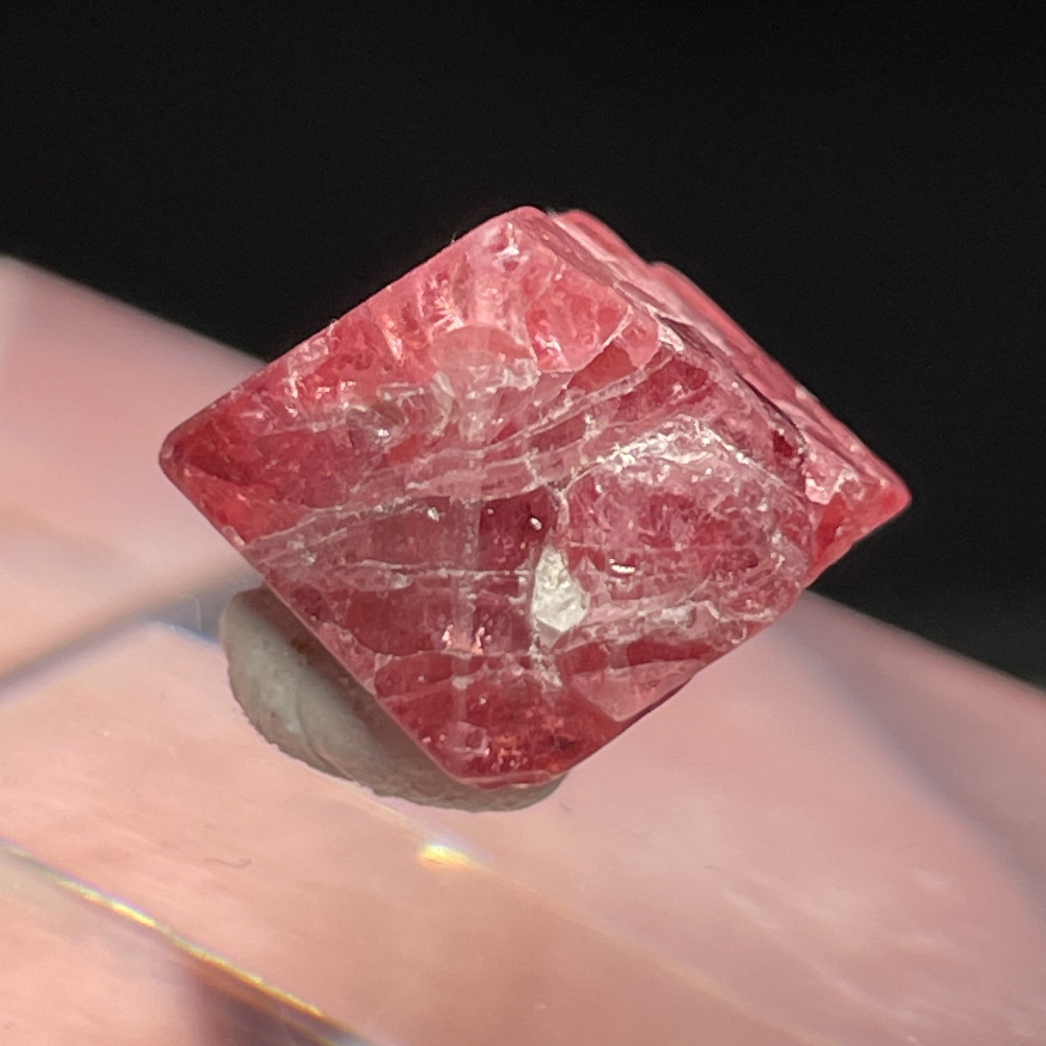 12.38Ct Mahenge Spinel Crystal Tanzania Untreated Unheated. 11.5 X 12.1 9.3 Mm