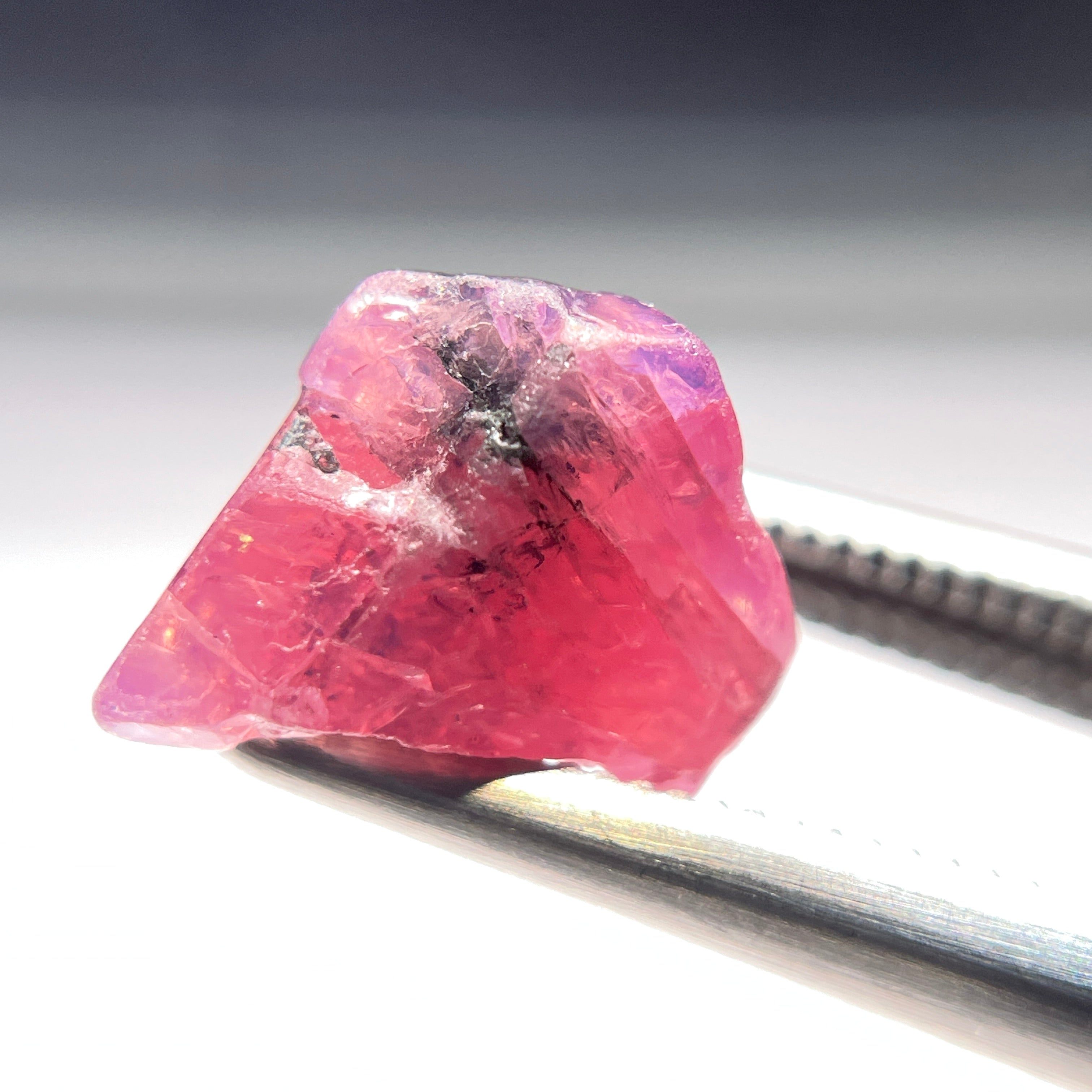 3.67Ct Winza Sapphire Crystal Tanzania Untreated Unheated.