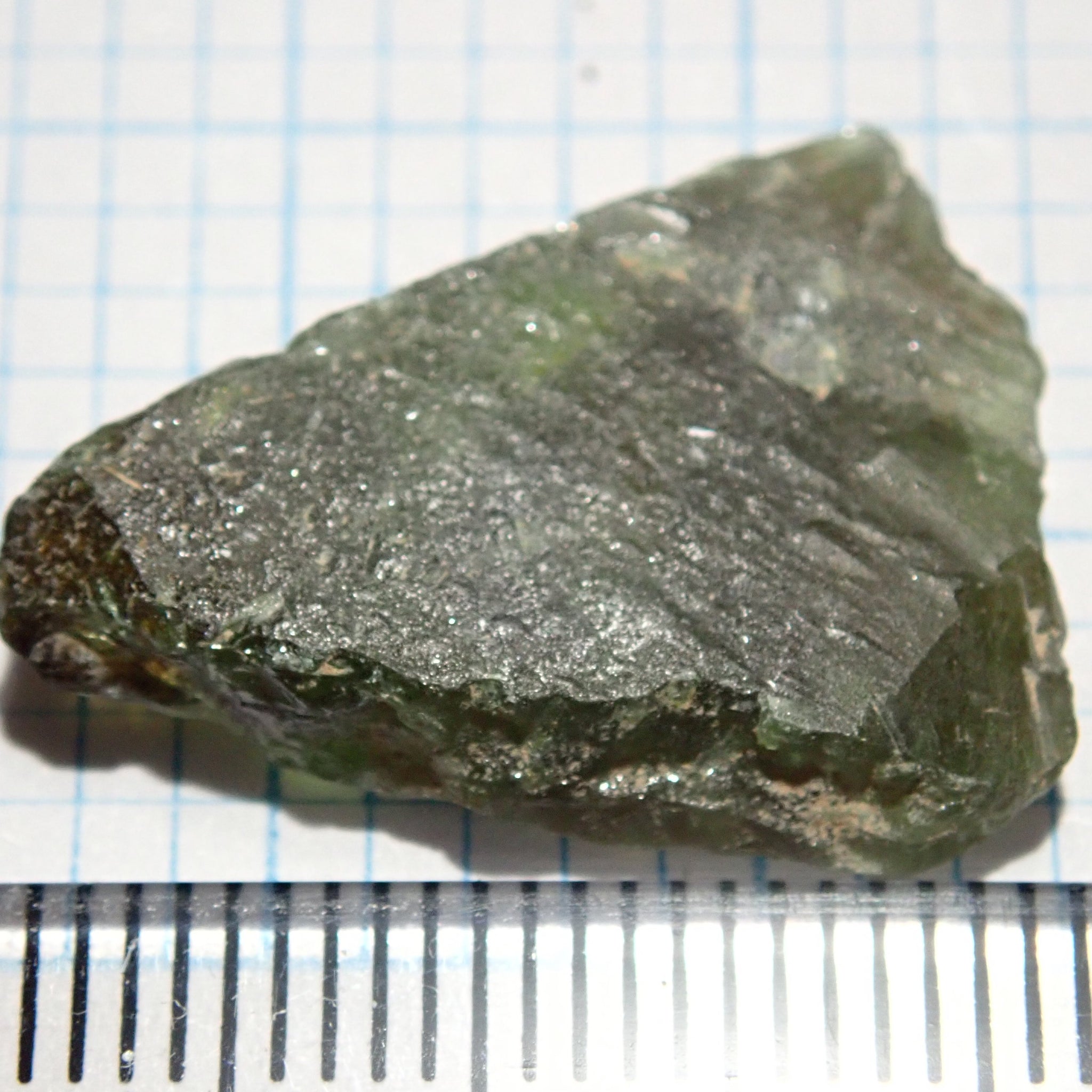 13.14Ct Chrome Sphene Crystal Tanzania Very Rare