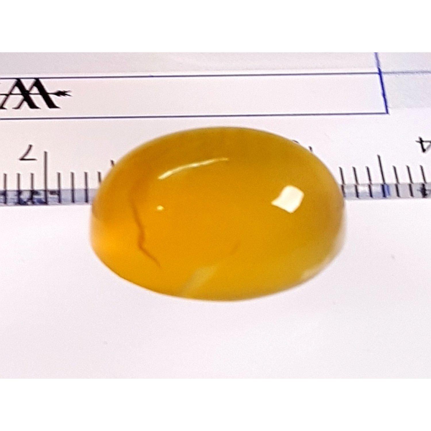 13.46ct Tanzanian Honey Opal, Untreated Unheated-Gems Of East Africa