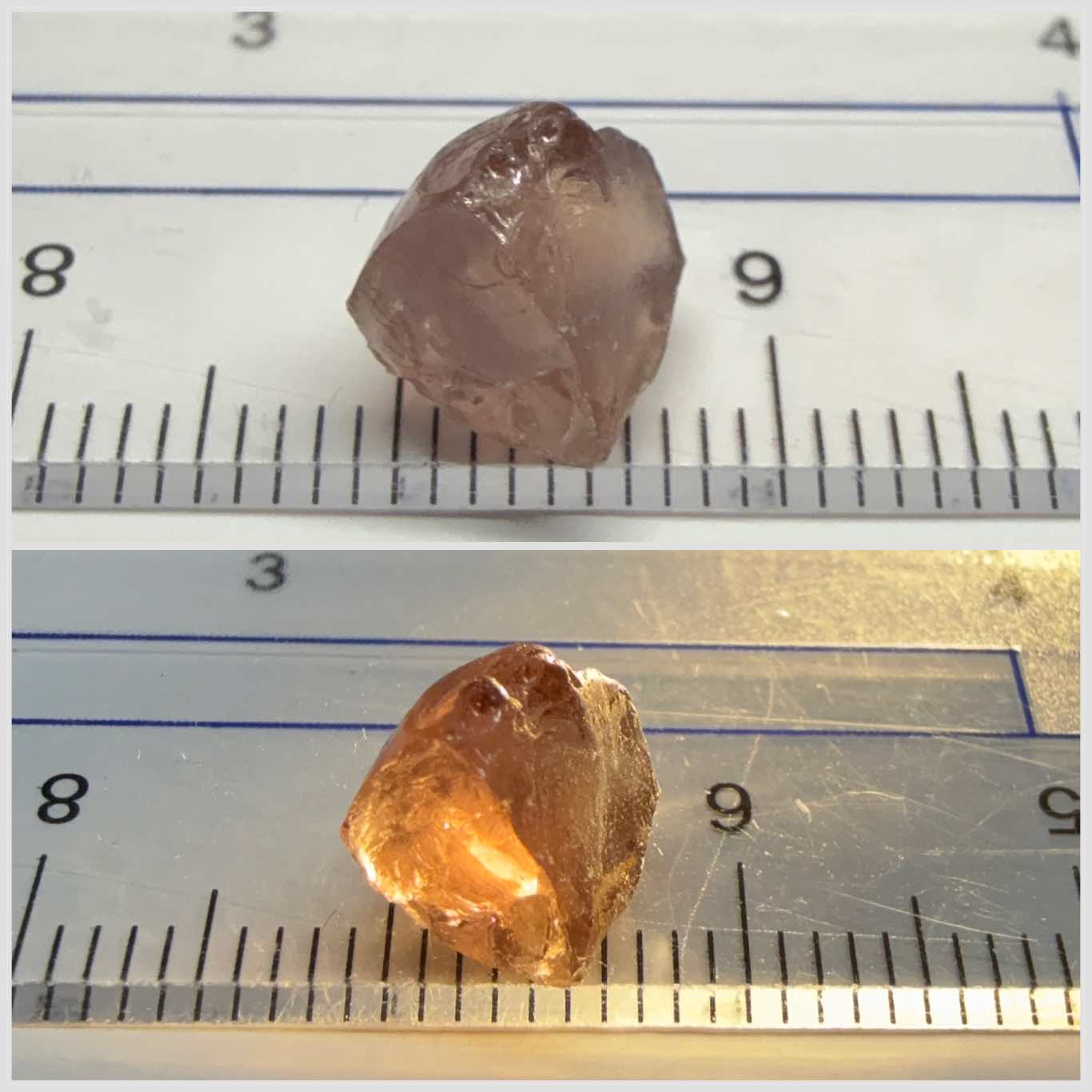 Colour Change Garnet, 4.11ct, slight skin issue, comes off in faceting, see pictures, rest is just silky, Unheated Untreated, Umba Valley Tanzania