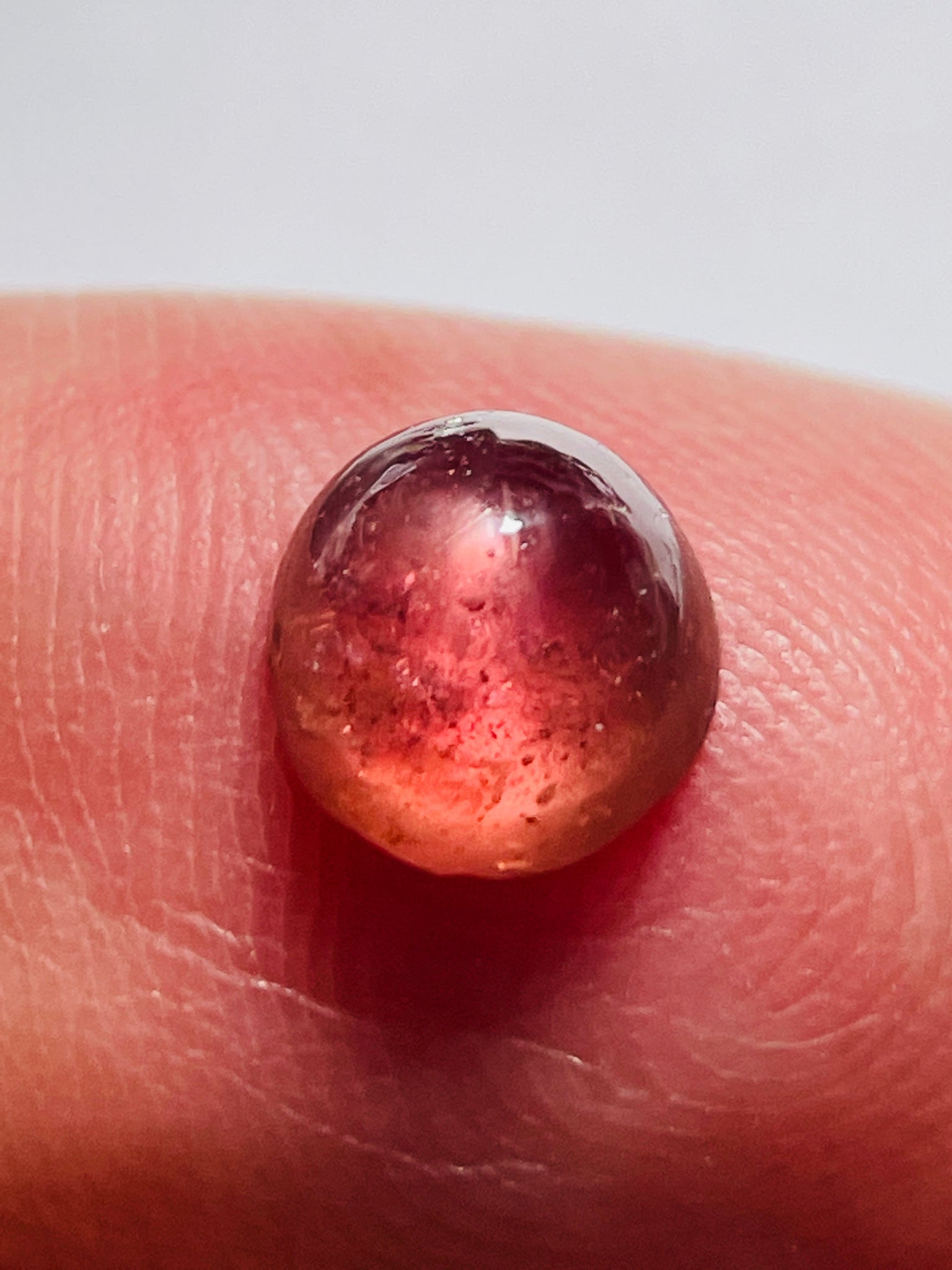 2.10Ct Sapphire Cabochon Seems To Have A Moving Star But As Point Umba Valley Tanzania. Untreated