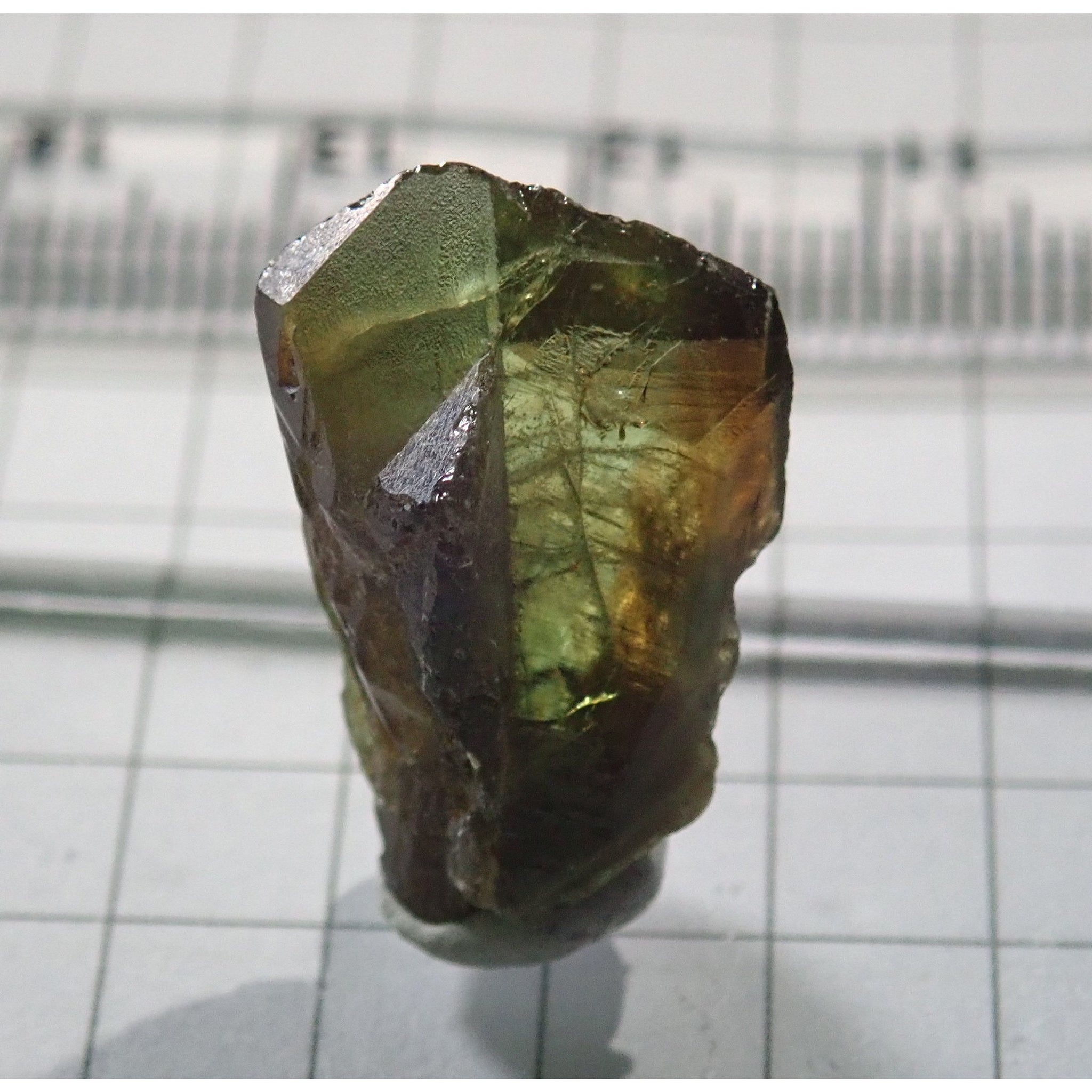 14.01Ct Chrome Sphene Crystal Tanzania Very Rare