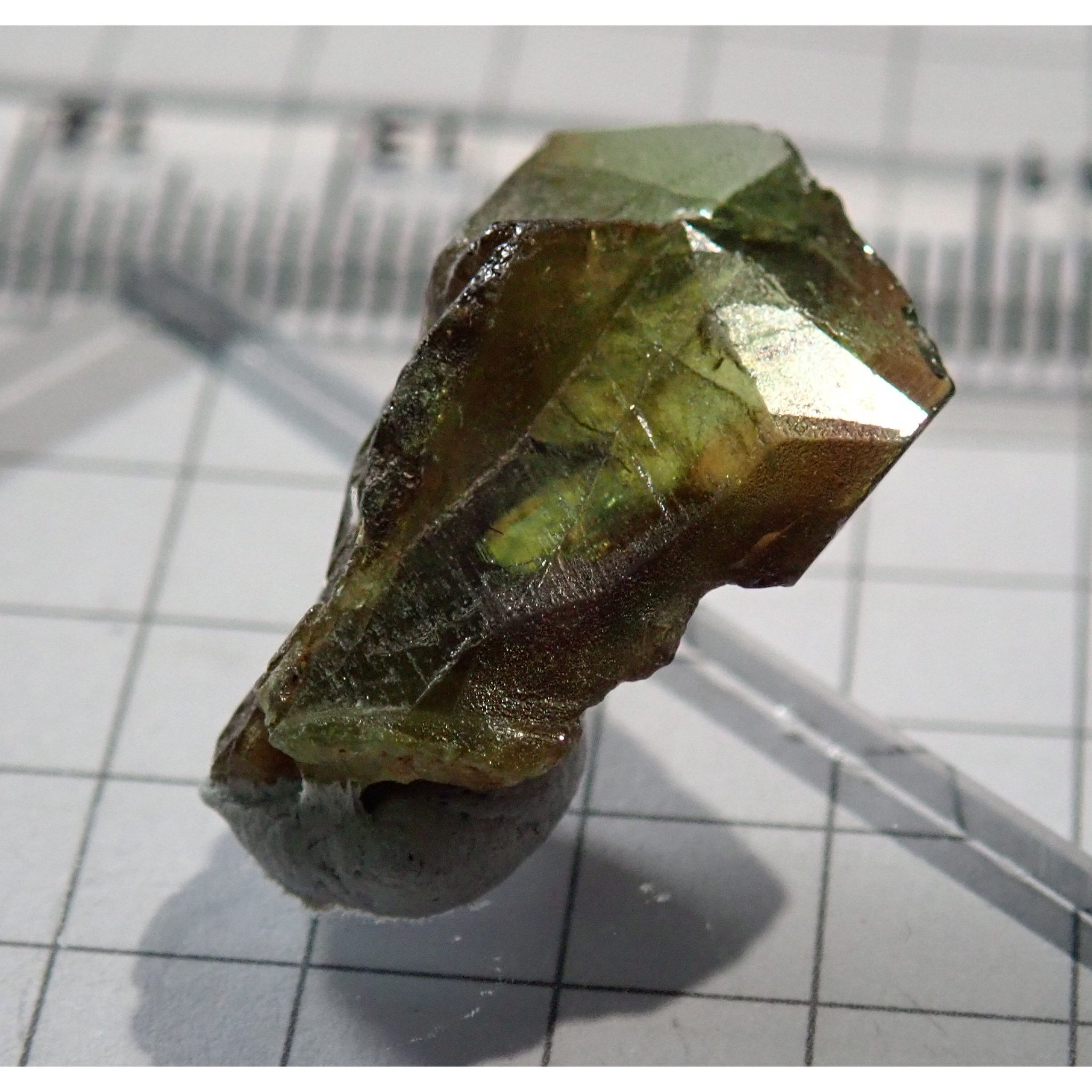 14.01Ct Chrome Sphene Crystal Tanzania Very Rare