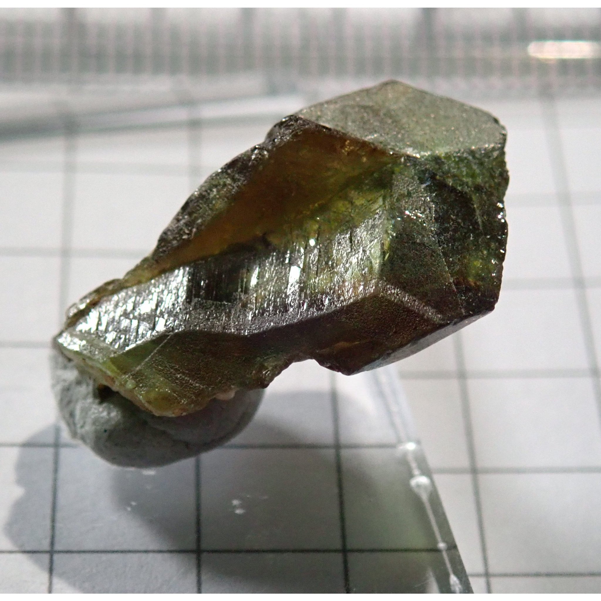 14.01Ct Chrome Sphene Crystal Tanzania Very Rare