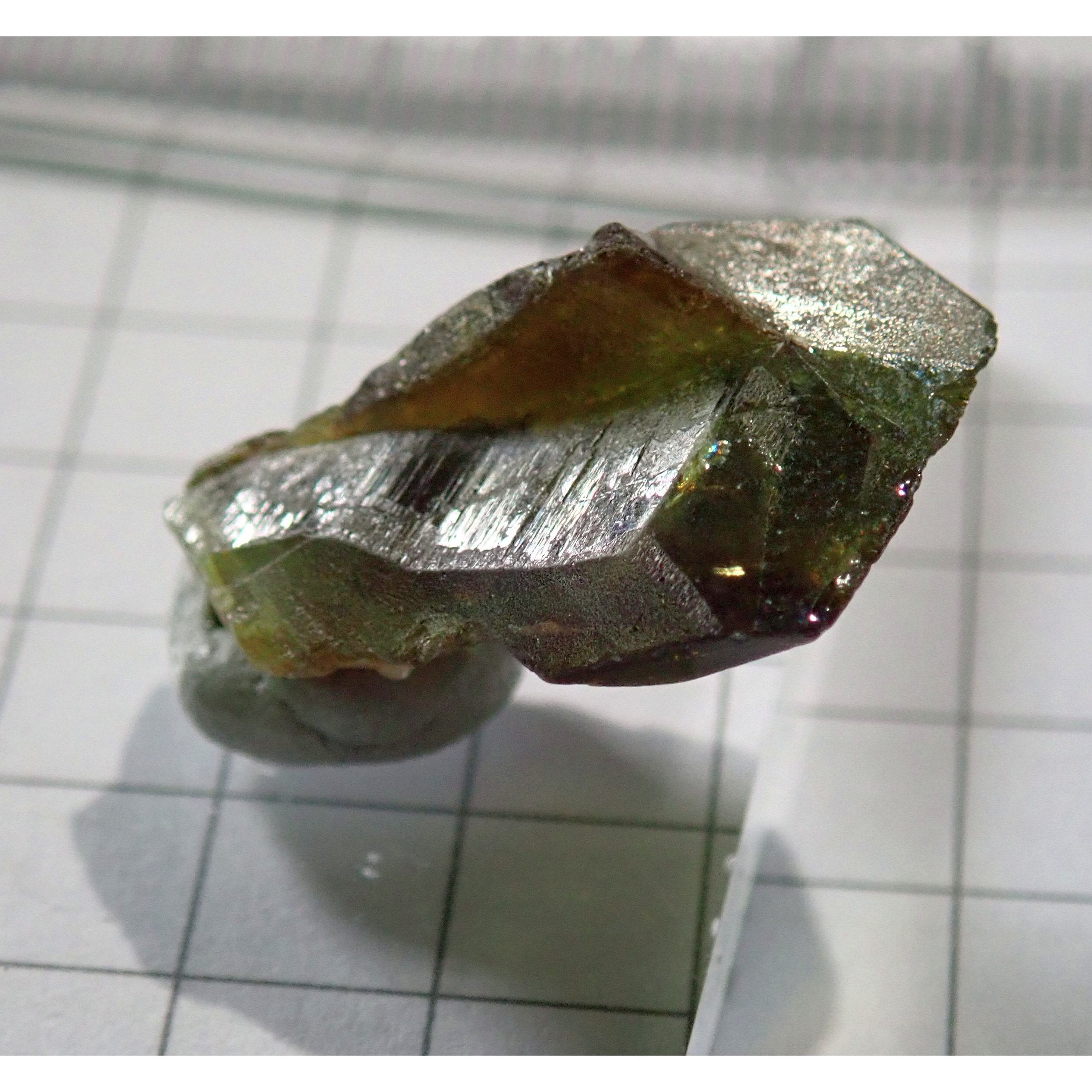 14.01Ct Chrome Sphene Crystal Tanzania Very Rare