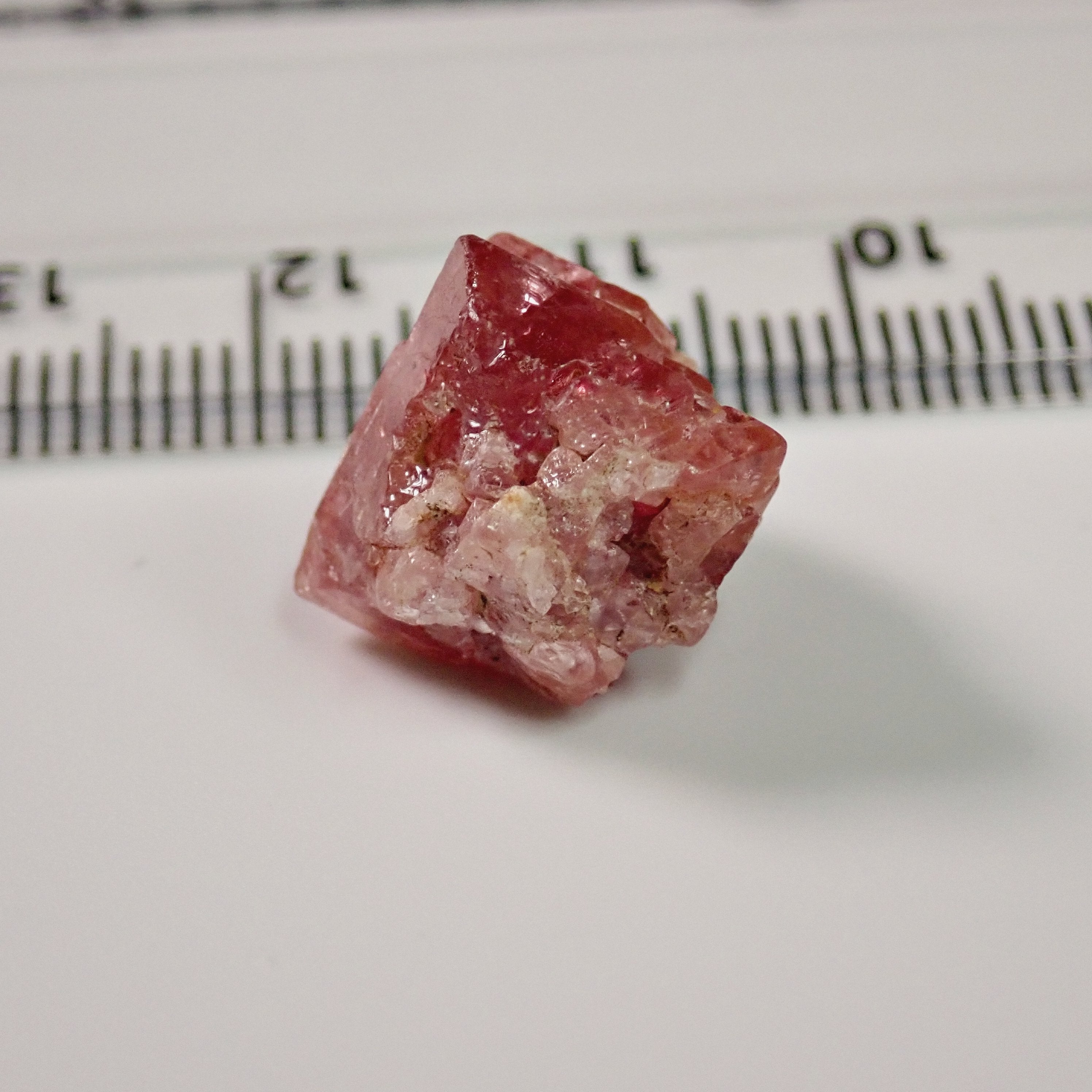 14.07Ct Mahenge Spinel Crystal Tanzania Untreated Unheated
