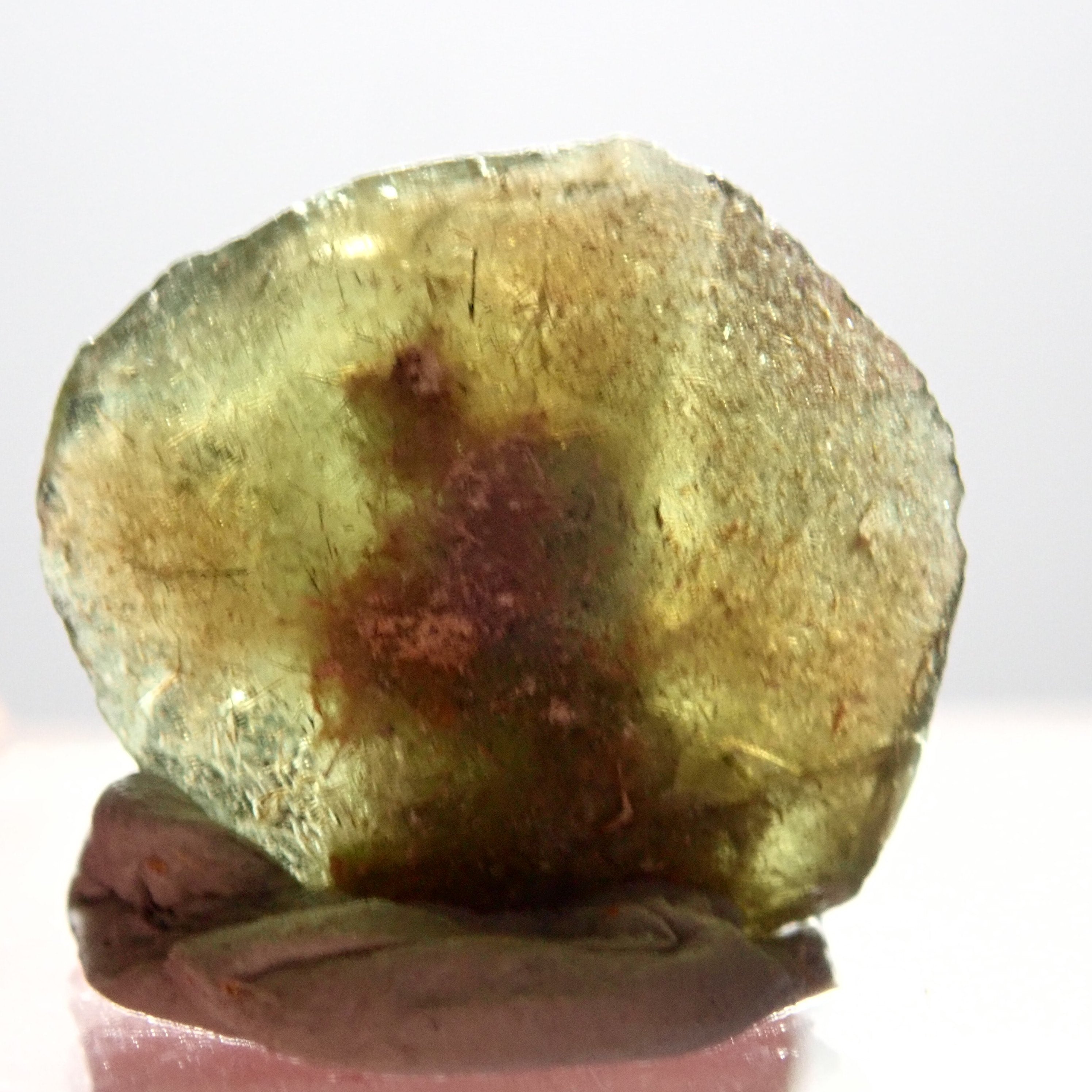 14.88Ct Chrome Sphene Crystal Tanzania Very Rare