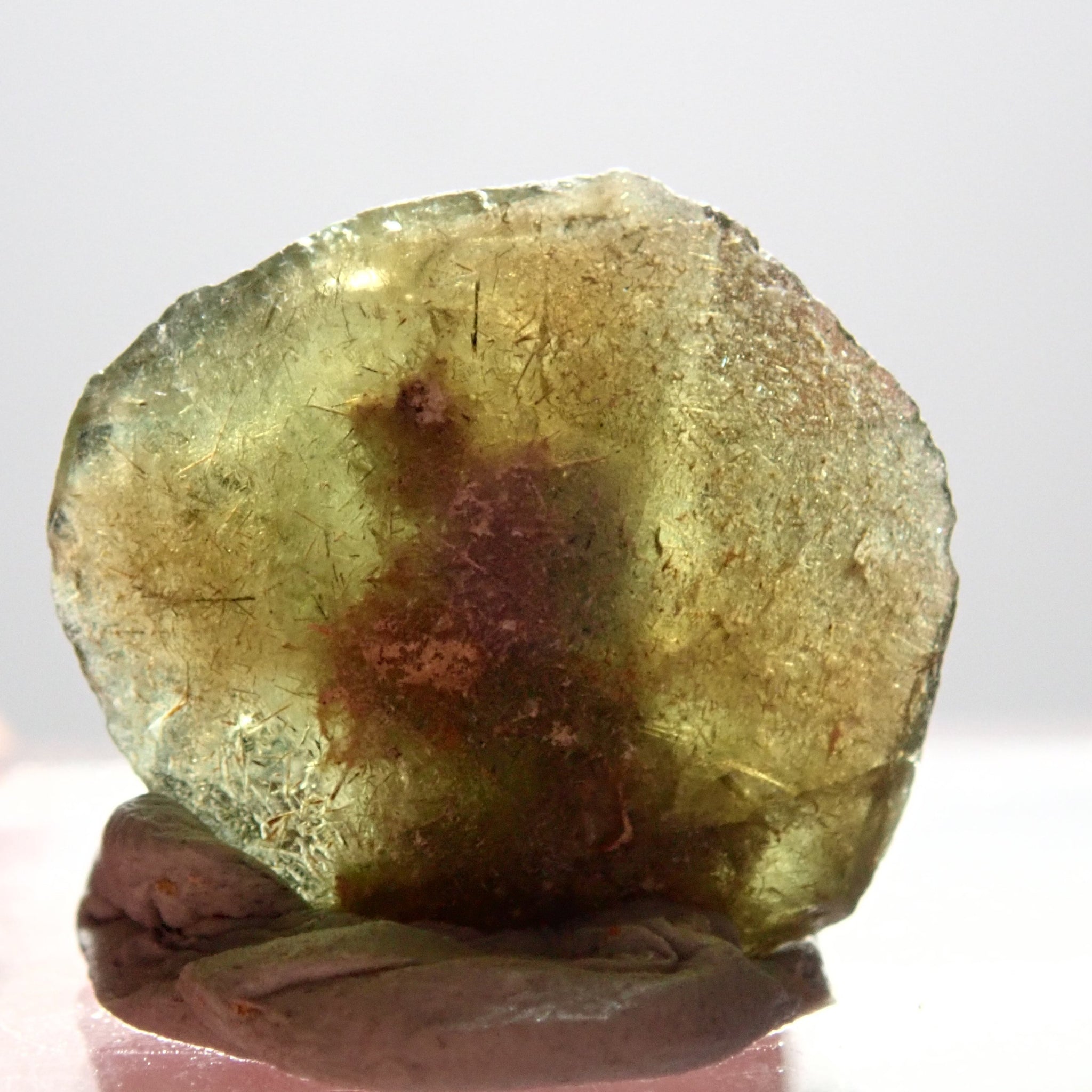 14.88Ct Chrome Sphene Crystal Tanzania Very Rare