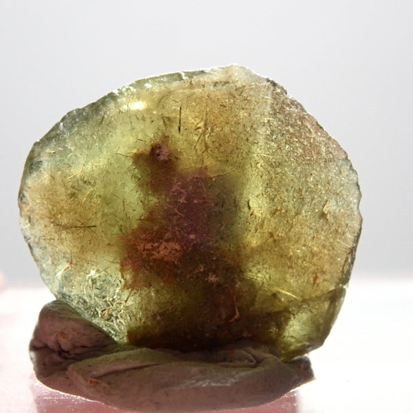 14.88Ct Chrome Sphene Crystal Tanzania Very Rare