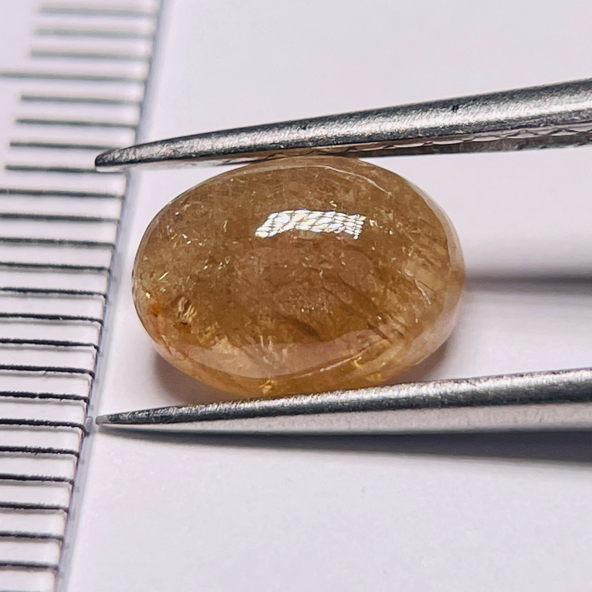 Sapphire Cabochon, 2.89ct, Umba Valley, Tanzania. Untreated Unheated