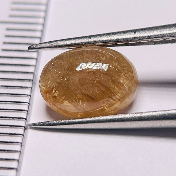 Sapphire Cabochon, 2.89ct, Umba Valley, Tanzania. Untreated Unheated
