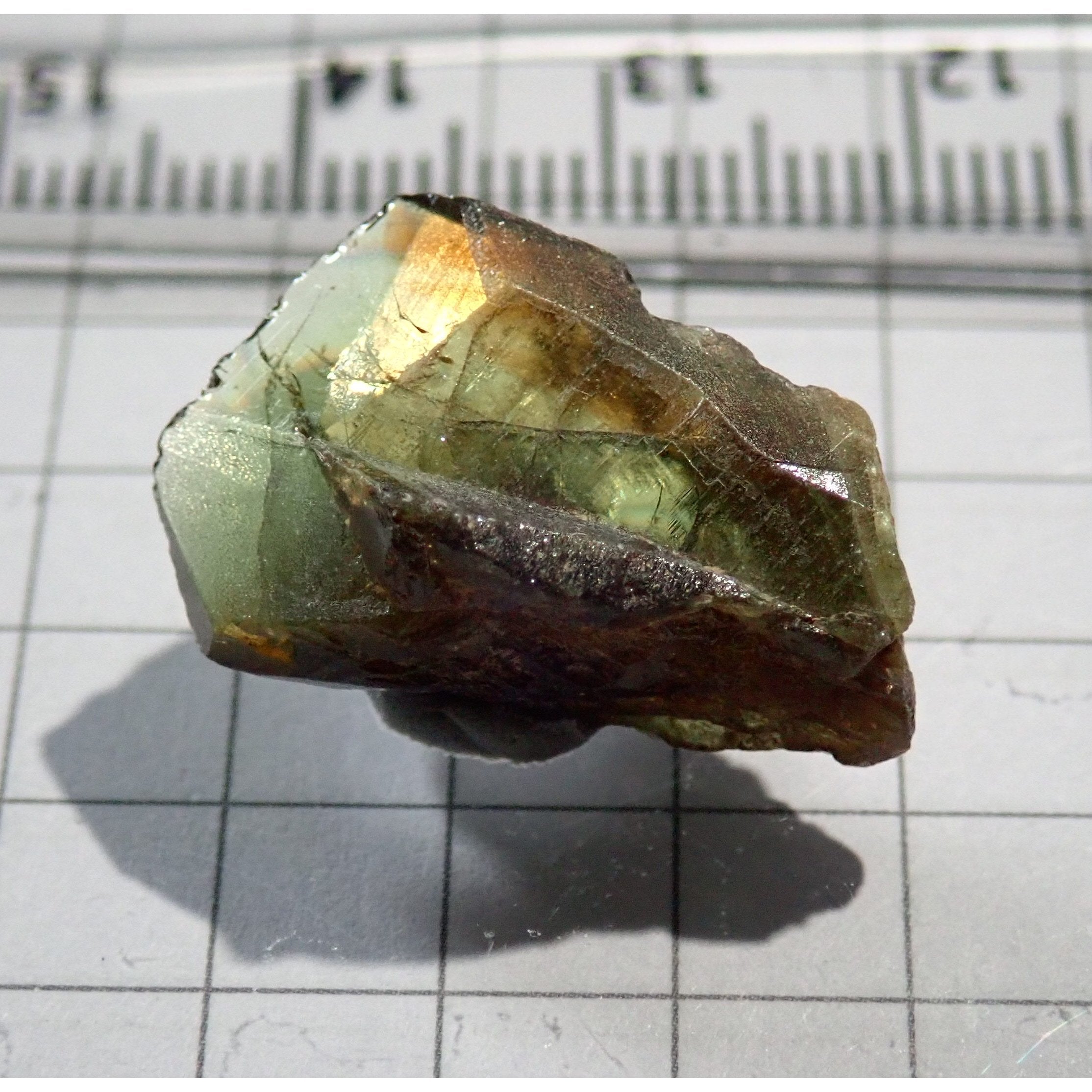 15.44Ct Chrome Sphene Crystal Tanzania Very Rare