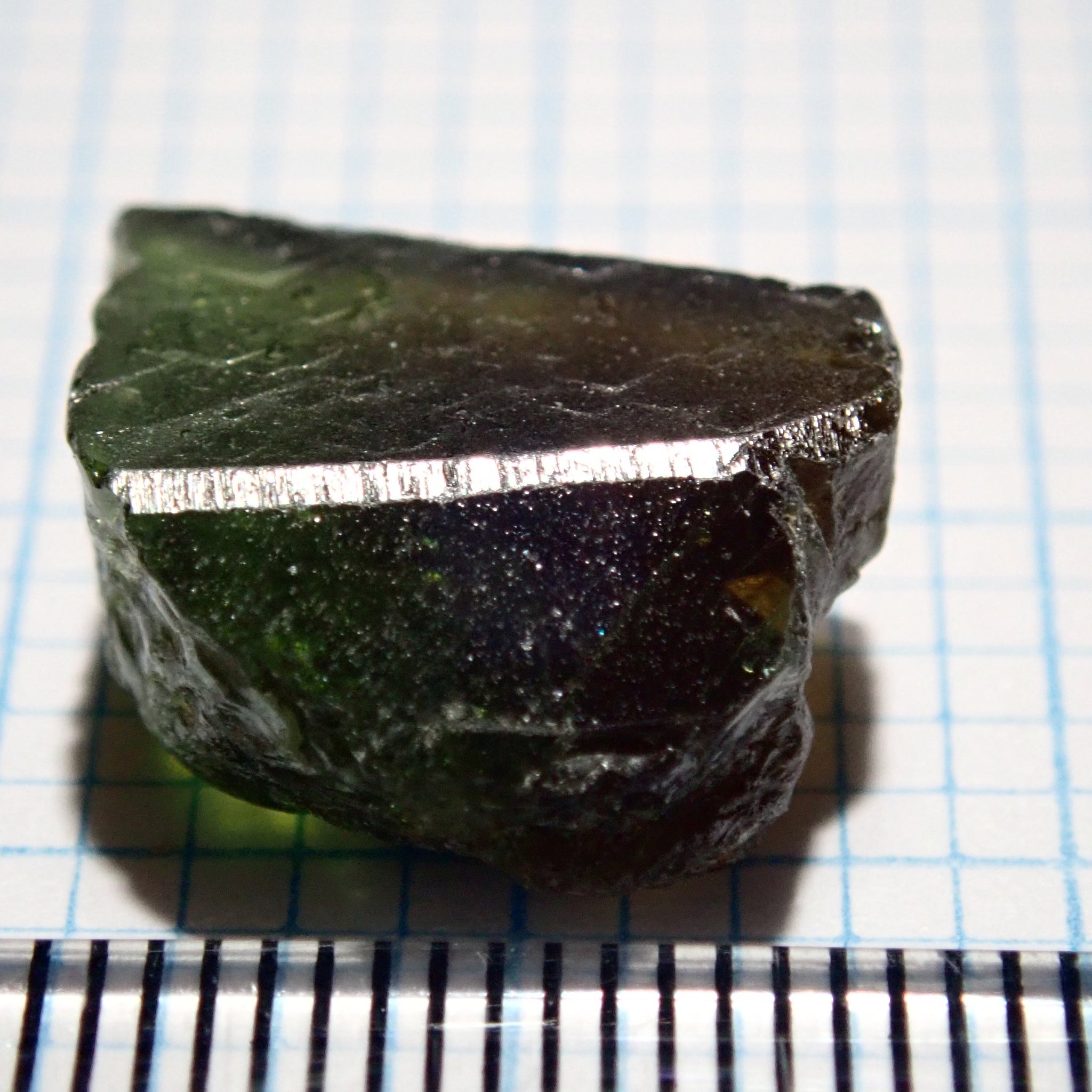 15.49Ct Chrome Sphene Crystal Tanzania Very Rare