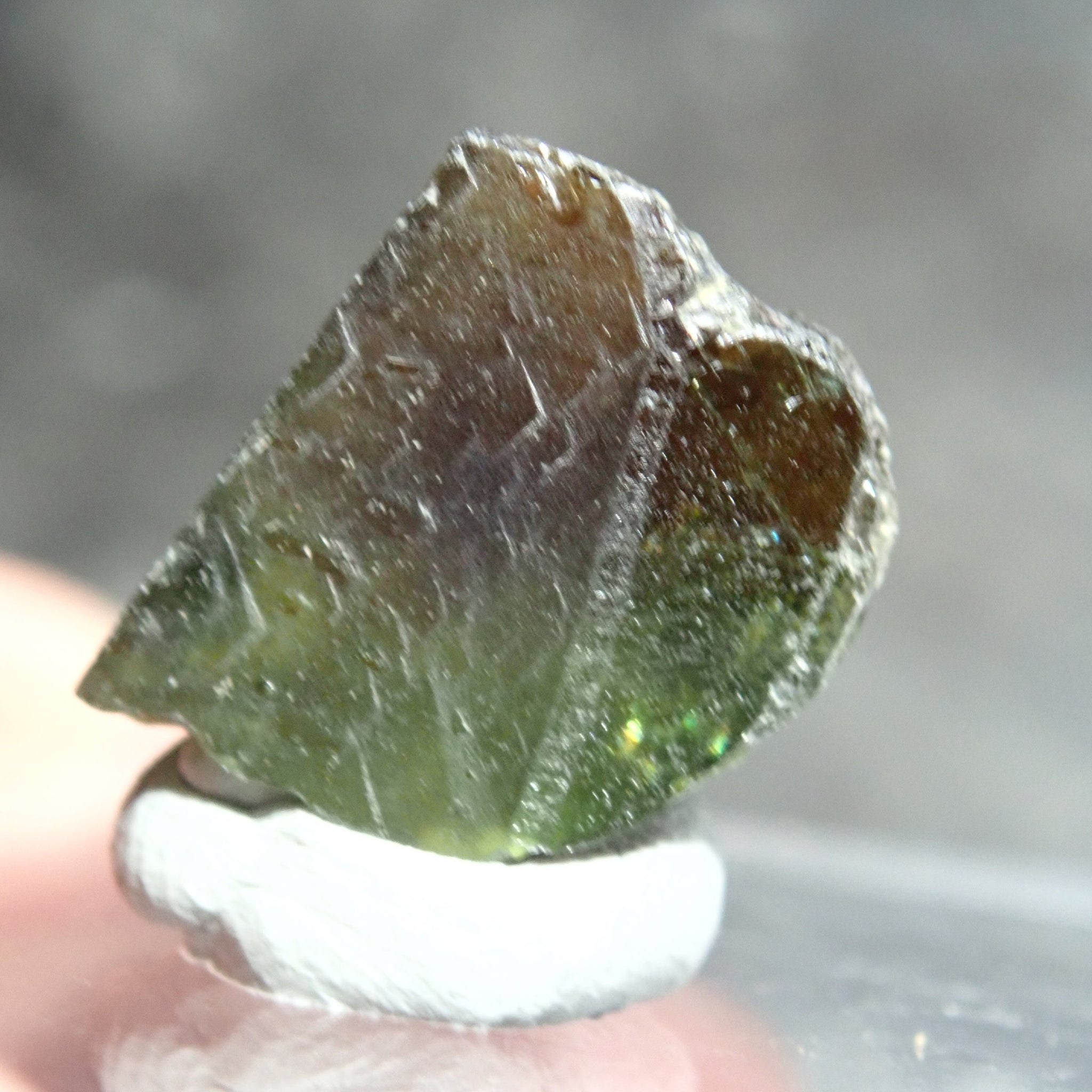 15.49Ct Chrome Sphene Crystal Tanzania Very Rare