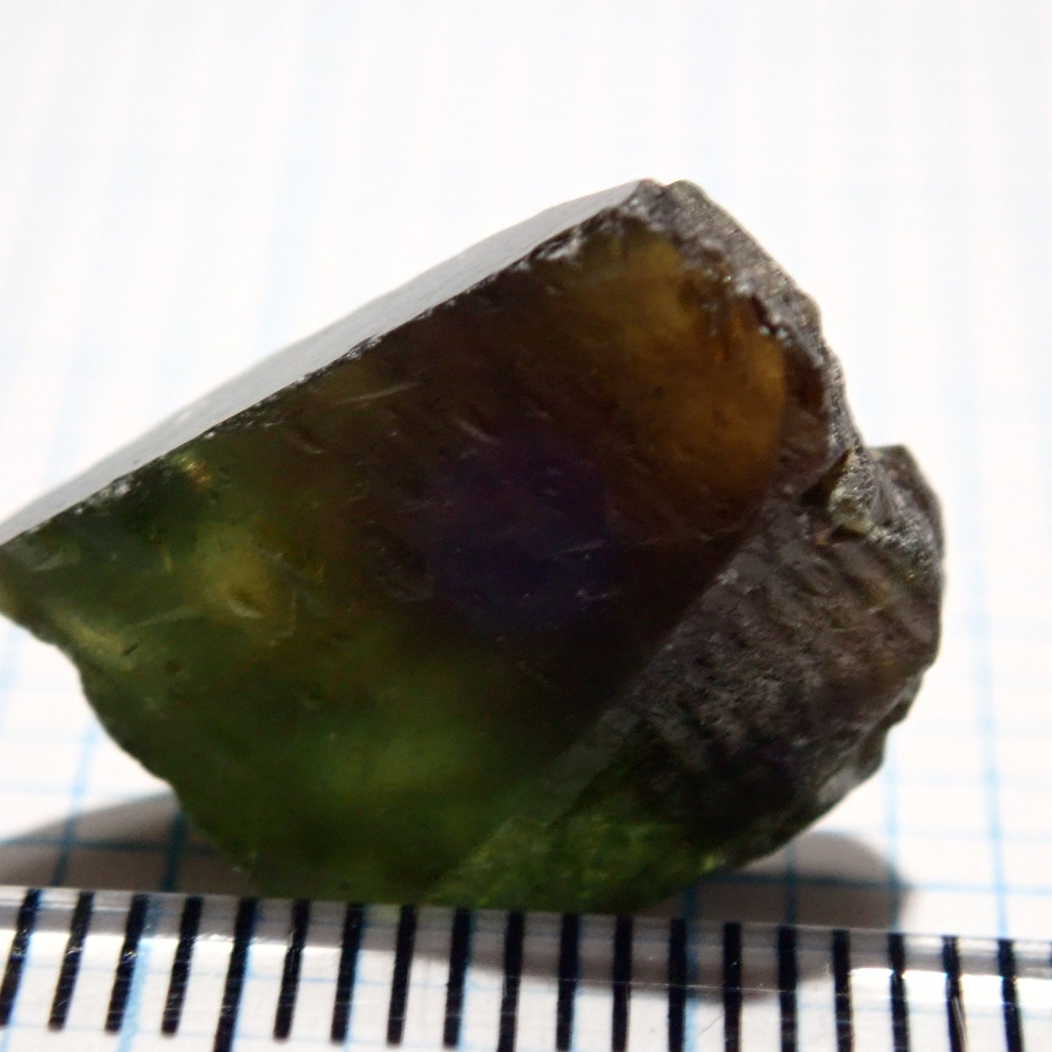 15.49Ct Chrome Sphene Crystal Tanzania Very Rare