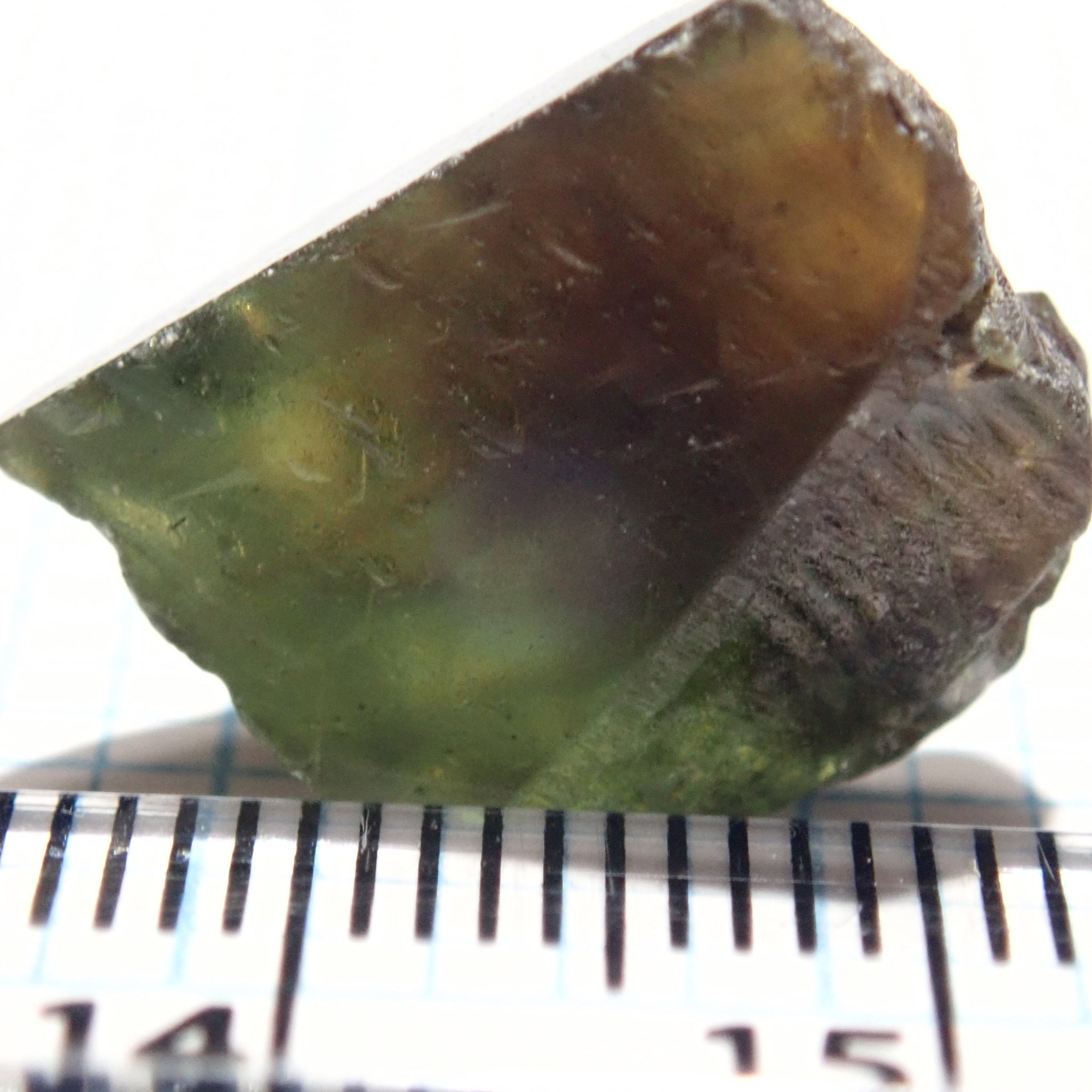 15.49Ct Chrome Sphene Crystal Tanzania Very Rare