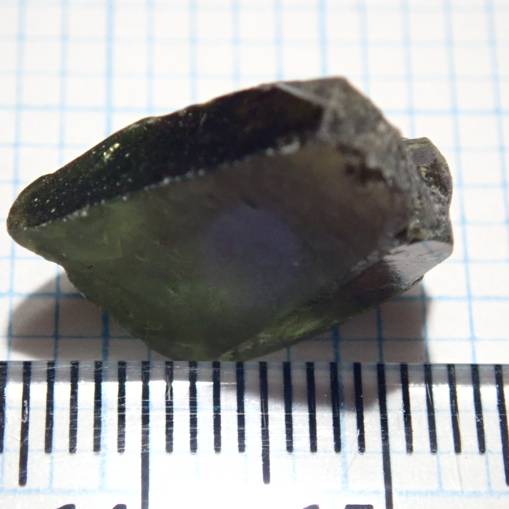 15.49Ct Chrome Sphene Crystal Tanzania Very Rare