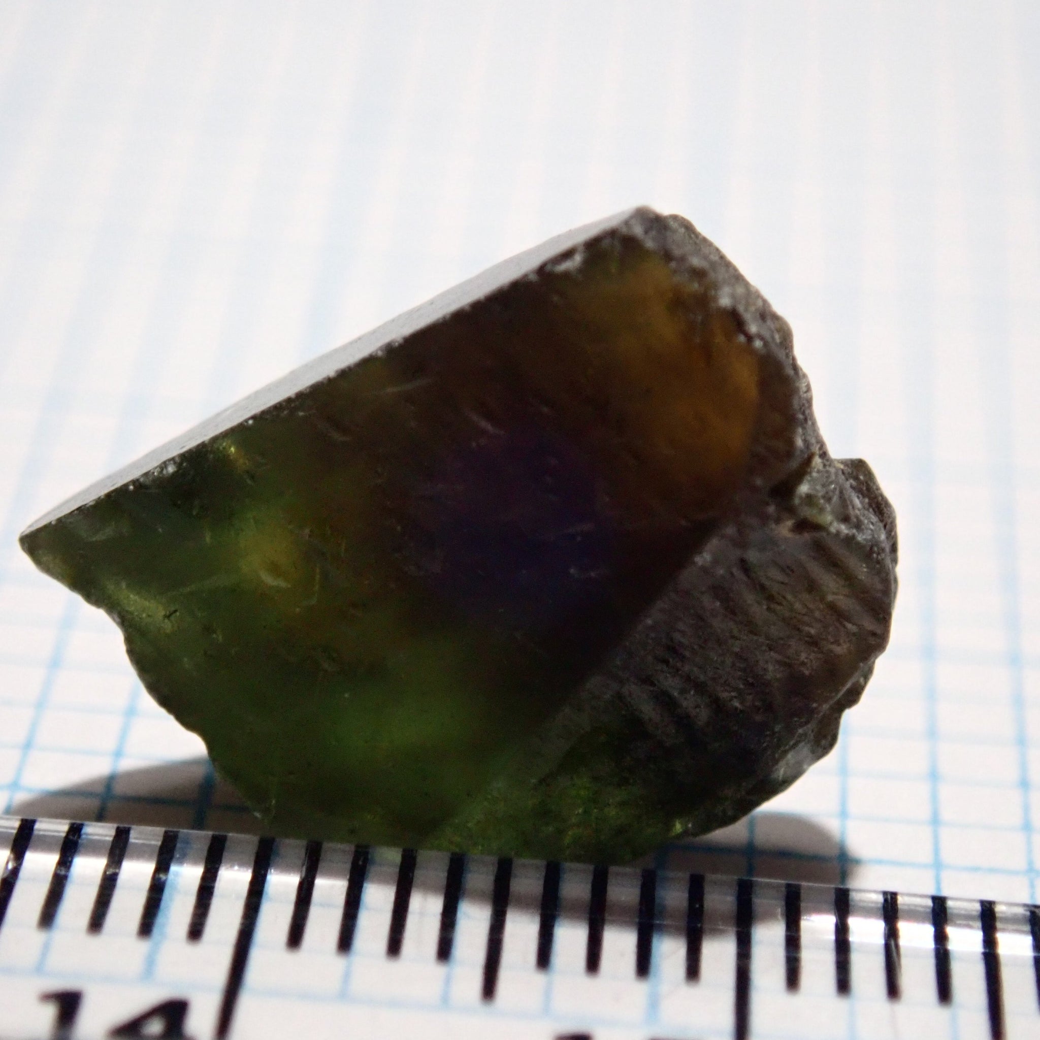 15.49Ct Chrome Sphene Crystal Tanzania Very Rare