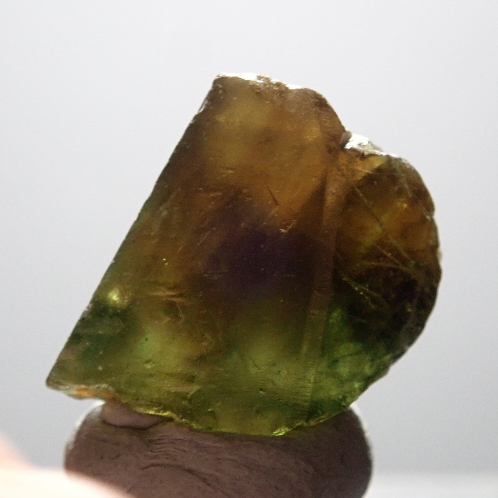 15.49Ct Chrome Sphene Crystal Tanzania Very Rare