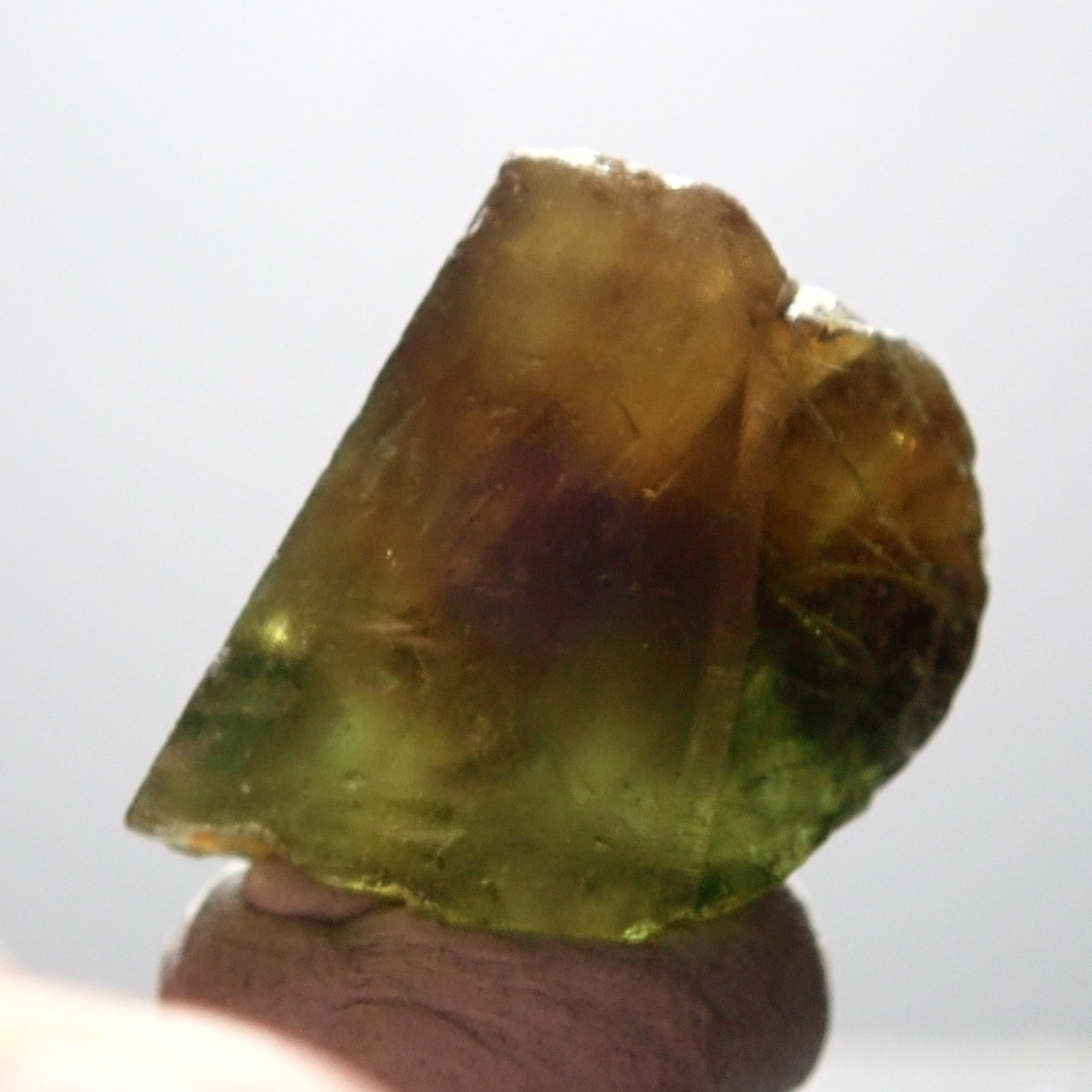 15.49Ct Chrome Sphene Crystal Tanzania Very Rare
