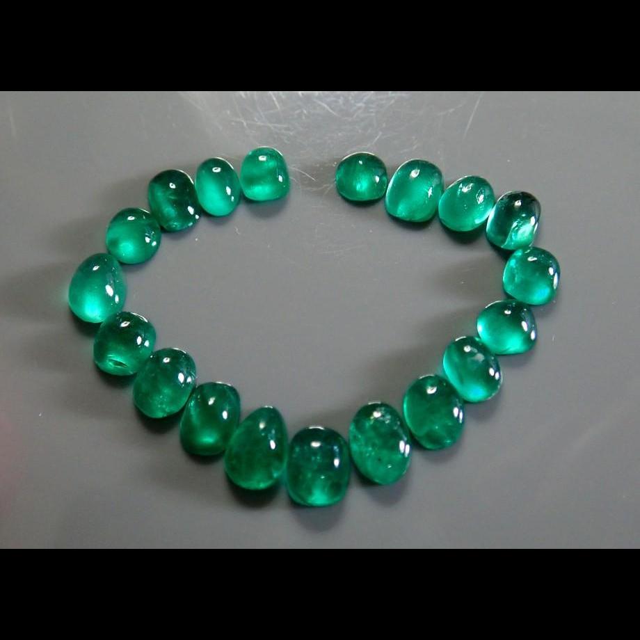 15.72ct Emerald Lot, Tanzania (near Zambia border, almost identical to Zambian material) Untreated Unheated NO OIL. 0.50CT-1.32CT-Gems Of East Africa