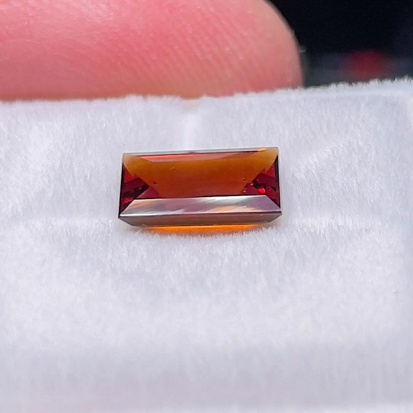 1.56Ct Orange Grossular Garnet Untreated Unheated